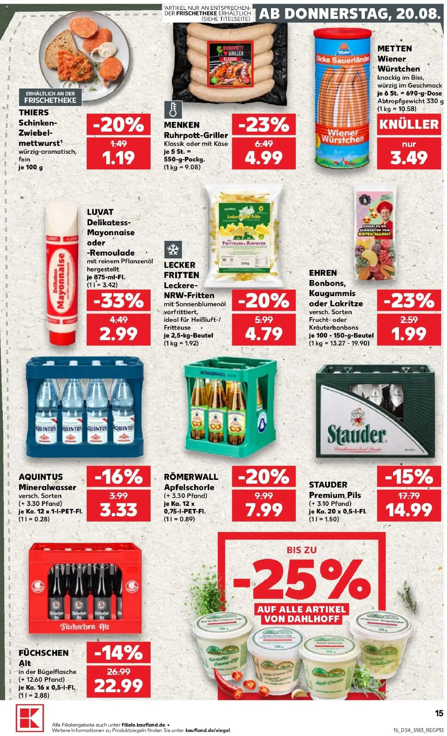 Prospekt Kaufland ab 17.08.2026 » Angebote Online zum Blättern | Seite: 26 | Produkte: Käse, Pils, Schinken, Fritteuse