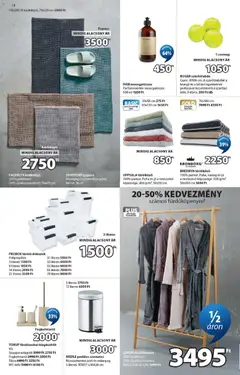 JYSK akciós újság - amely érvényes a következő dátumtól: 10.06.2026 | Oldal: 14 | Termékek: Törölköző, Szemetes, Fogkefetartó, Mosogatószer
