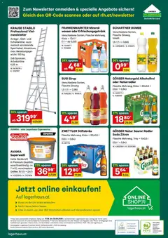 Lagerhaus Wochen Angebote ab 17.08.2026 gültig | Seite: 10 | Produkte: Wasser, Zitrone, Uhr, Radler