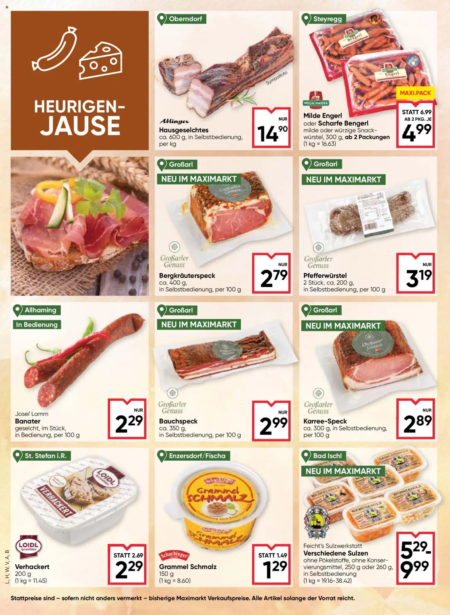 Maximarkt Flugblatt gültig ab 01.10.2026 | Seite: 4 | Produkte: Schmalz, Bad