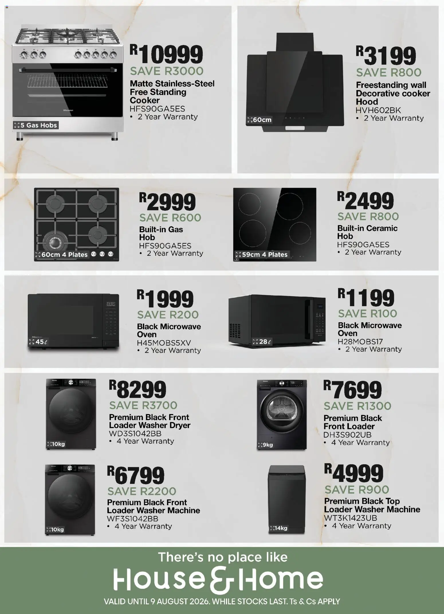 New House and Home catalogue – valid from 30/01/2026 | Page: 2 | Products: Dryer, Cooker, Microwave, Hood
