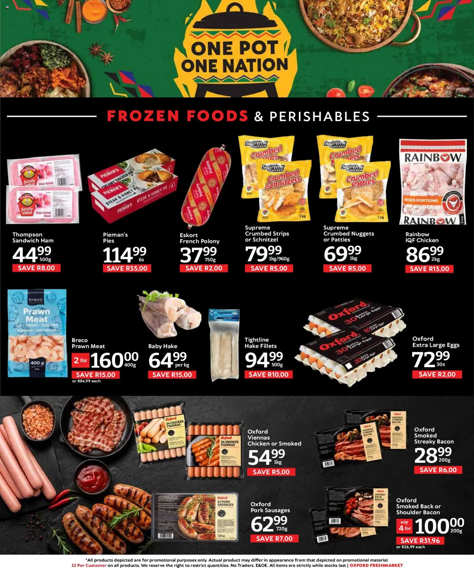 New Oxford Freshmarket catalogue – valid from 02/09/2026 | Page: 8 | Products: Eggs, Polony, Chicken, Bacon