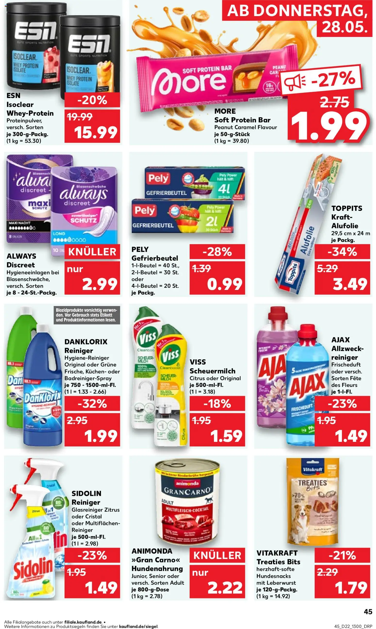 Kaufland Prospekt Köln – gültig ab 28.05.2026 | Seite: 45 | Produkte: Kuchen