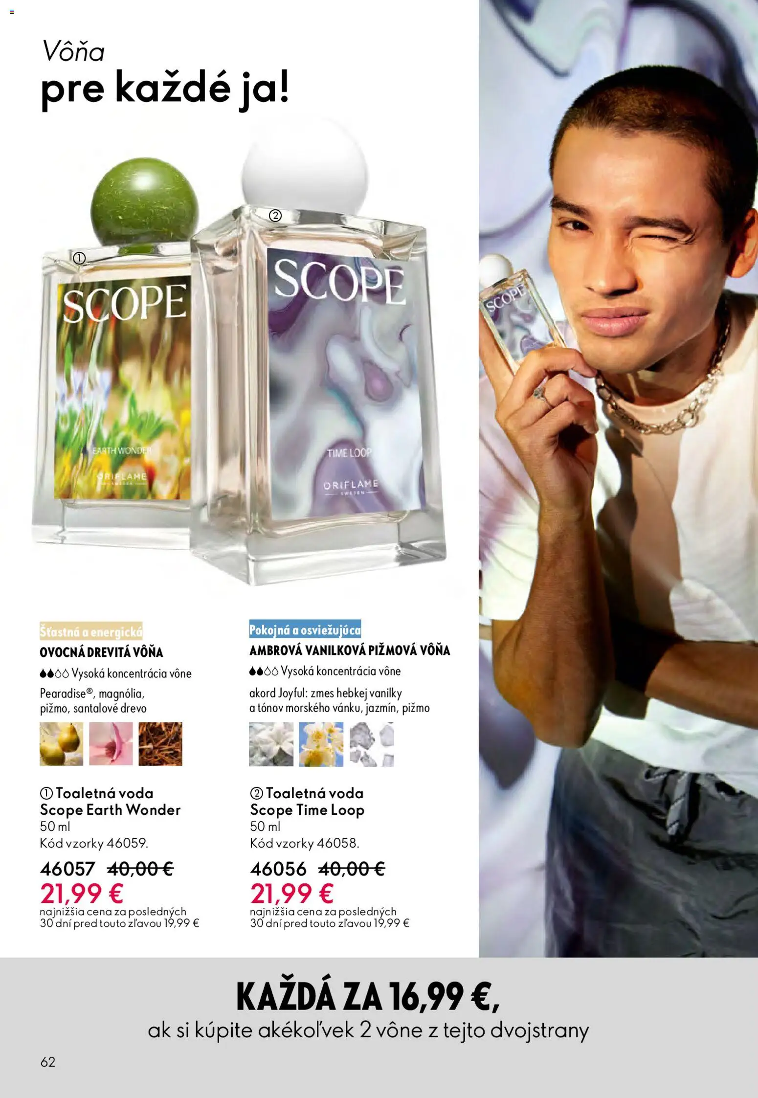 Nové Oriflame akcie – leták je platný od 25.03.2026 | Strana: 62 | Produkty: Toaletná voda, Voda