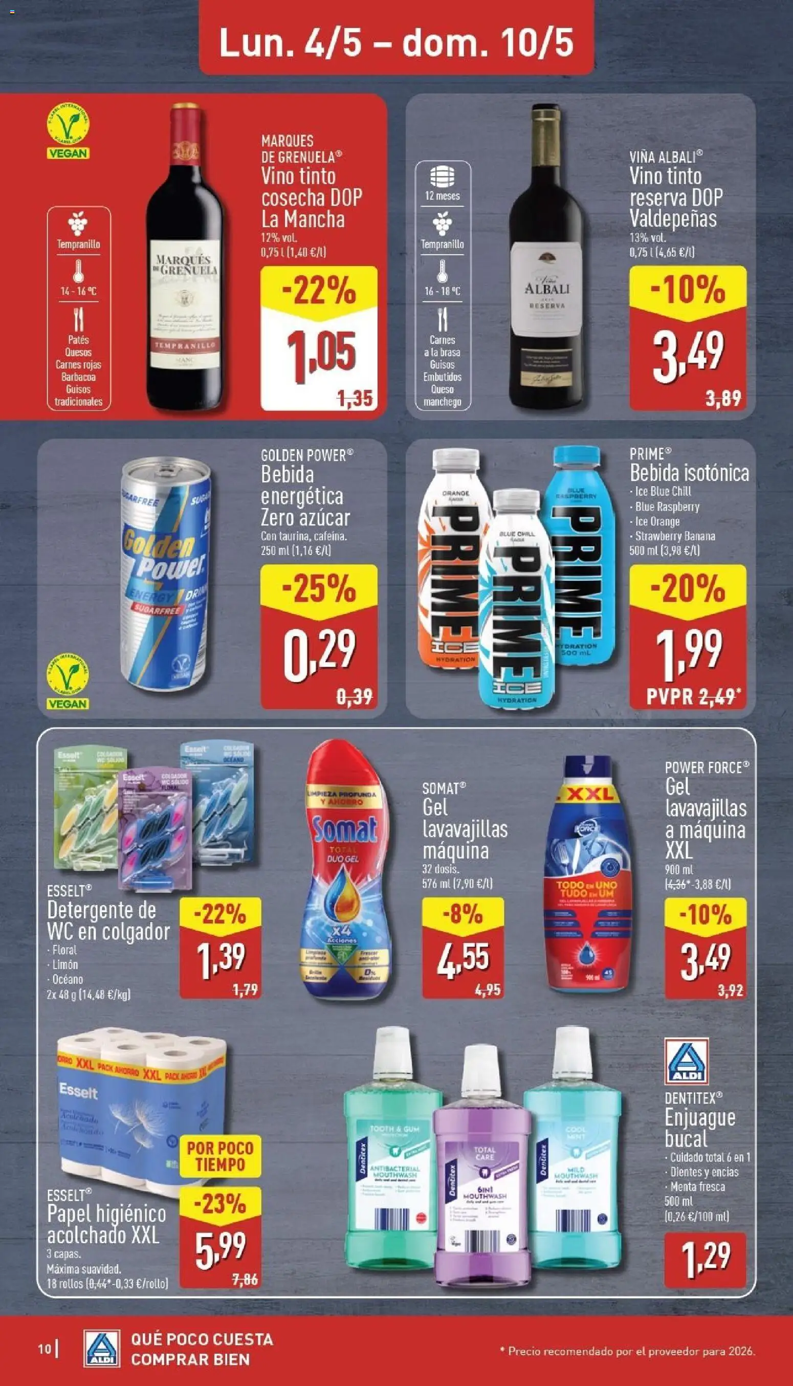 Aldi folleto Península │ válido desde el 04.05.2026 | Página: 10 | Productos: Enjuague bucal, Νυχτικό, Barbacoa, Lavavajillas