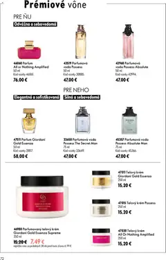 Oriflame leták platný od 29.07.2026 | Strana: 72 | Produkty: Telový krém, Krém, Voda