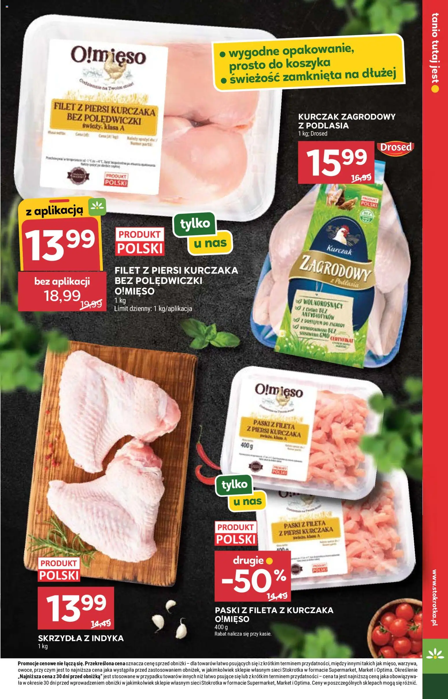 Stokrotka gazetka od 08.10.2026 | Strona: 15 | Produkty: Piersi, Stokrotka, Kurczak zagrodowy, Polędwiczki