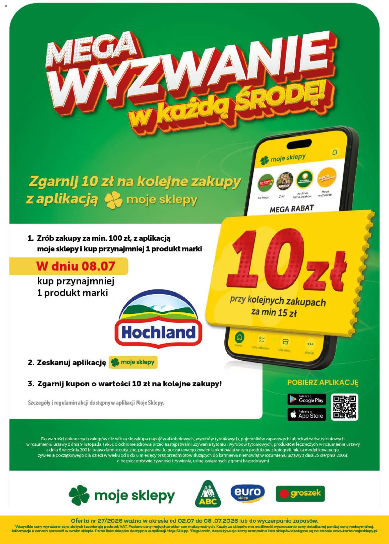 Groszek gazetka - Minimarket od 02.07.2026 | Strona: 26 | Produkty: Groszek, Mleka