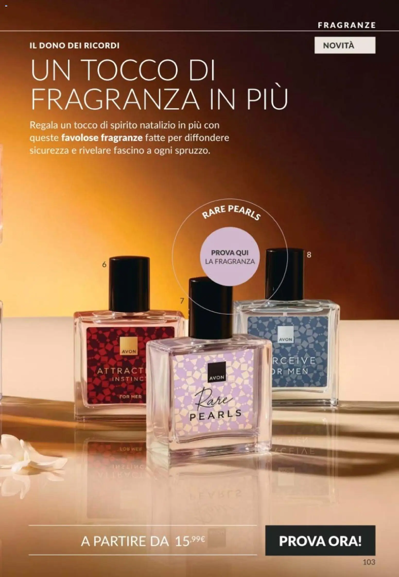 Volantino Avon del 01/10/2026 | Pagina: 103 | Prodotti: Fragranza