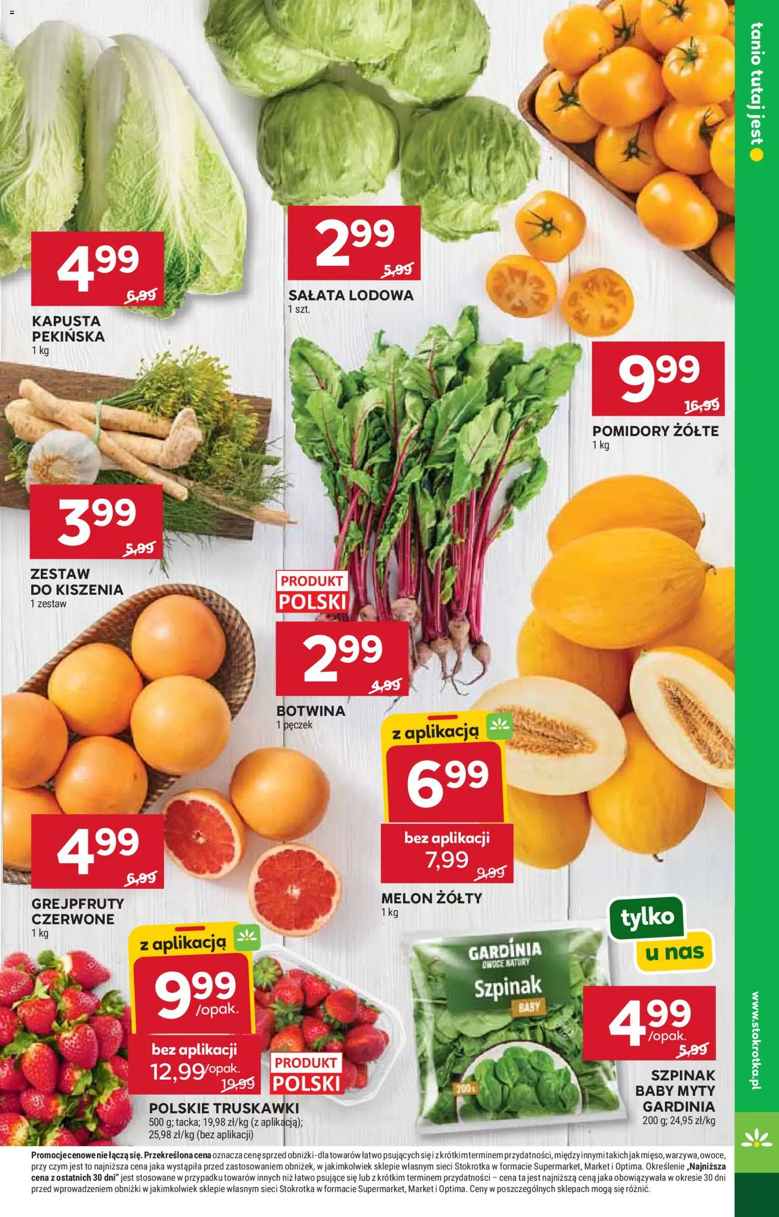 Stokrotka gazetka - Market od 11.06.2026 | Strona: 5 | Produkty: Kapusta, Stokrotka, Pomidory, Truskawki