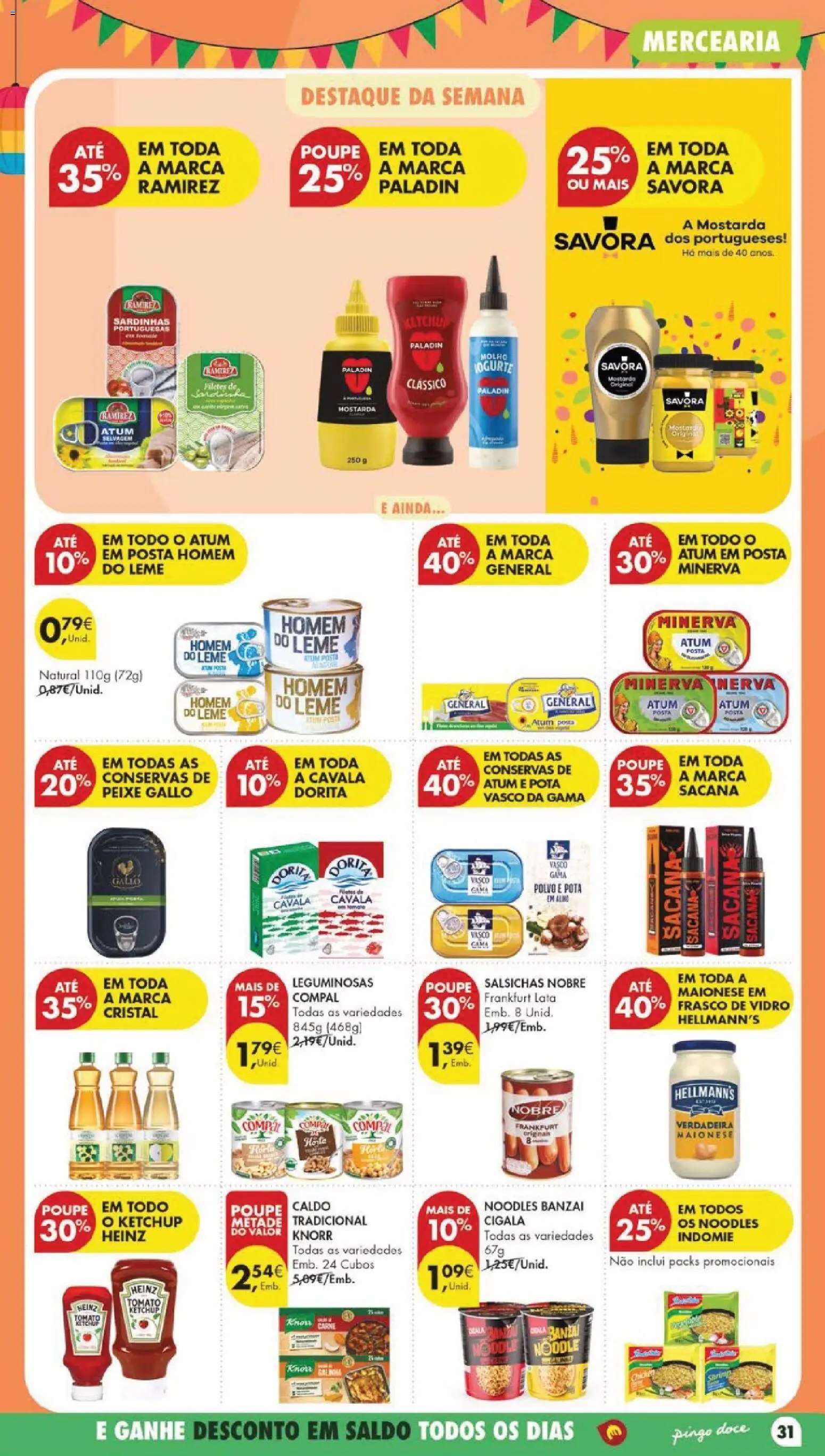 Pingo Doce folheto │ válido de 23/06/2026 | Página: 39 | Produtos: Atum, Knorr, Sardinhas, Maionese