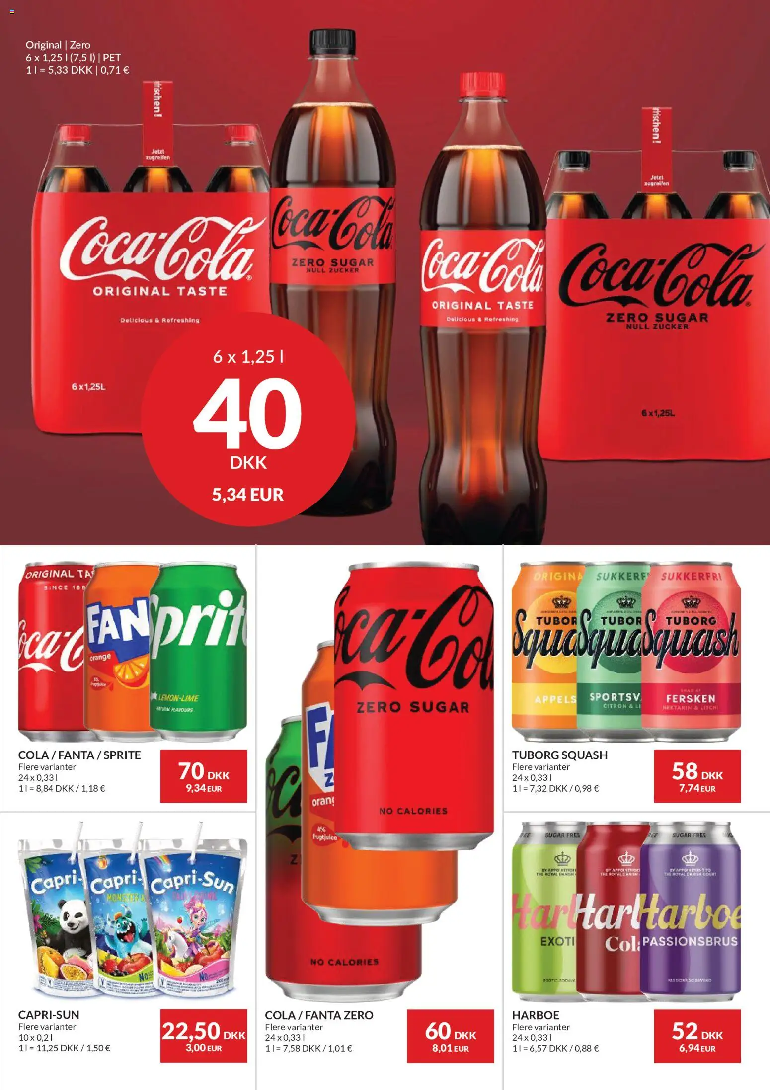Nielsen Discount tilbudsavis – gyldig fra 27/08/2026 | Side: 35 | Produkter: Sodavand, Fanta, Cola, Tuborg Squash
