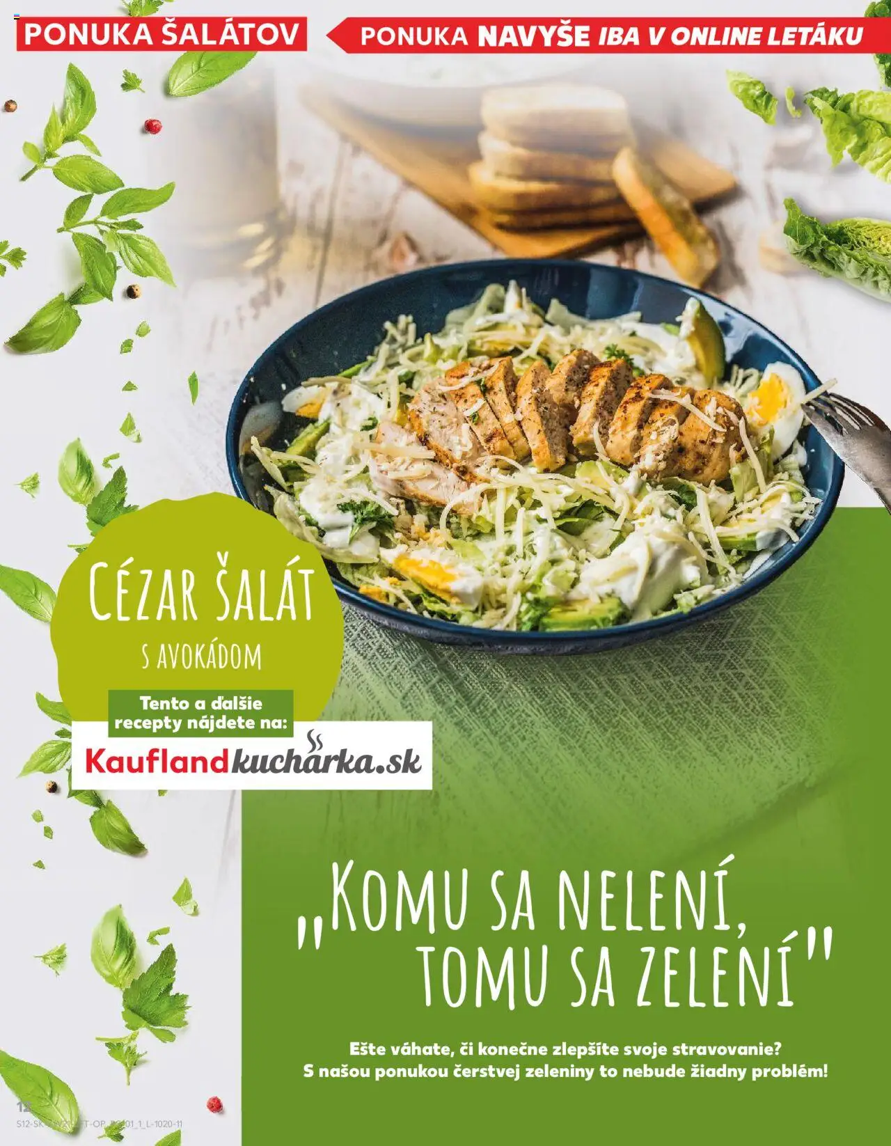 Nové Kaufland akcie – leták je platný od 22.05.2025 | Strana: 12 | Produkty: Šalát