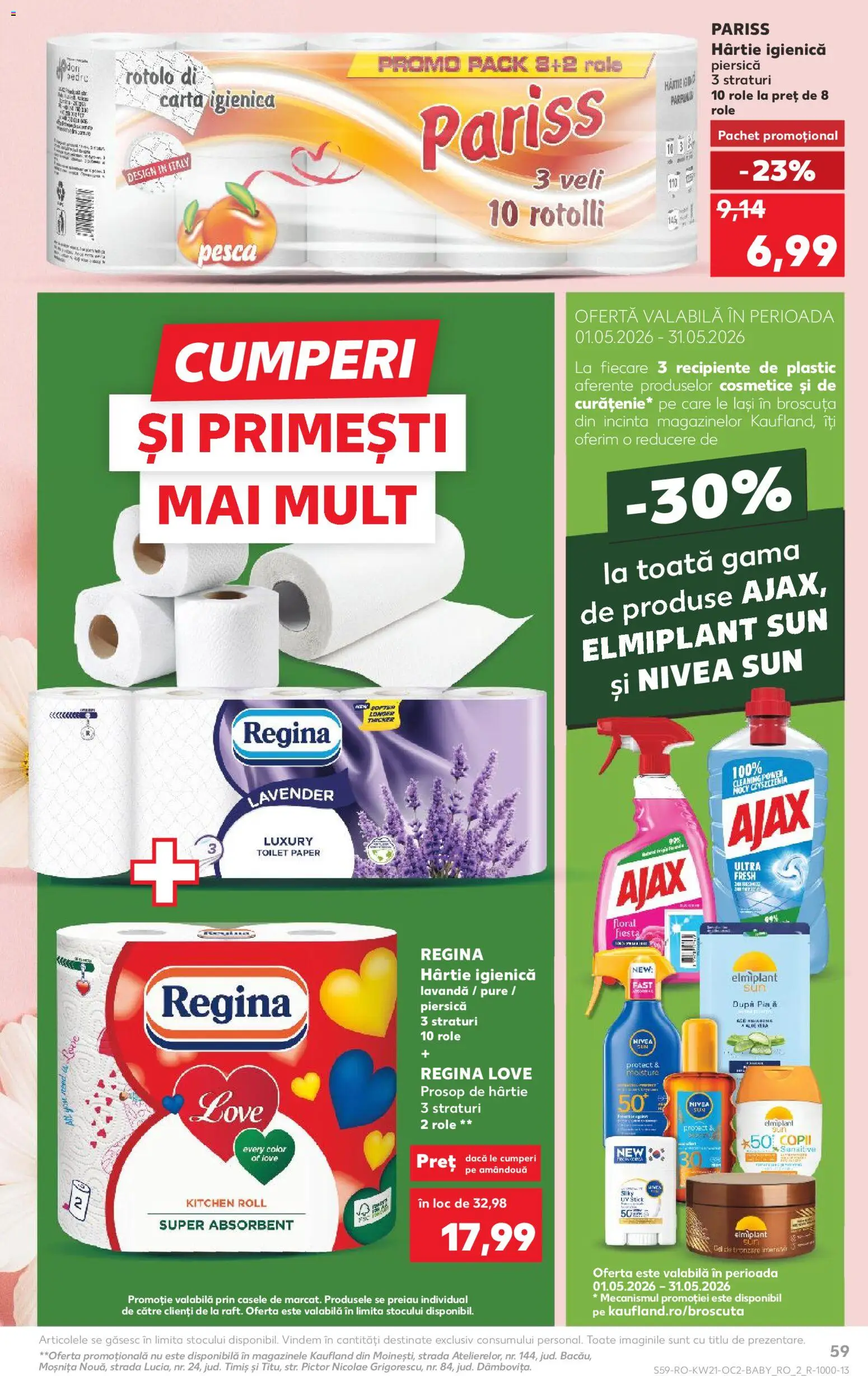 Kaufland RO akciós ujság - amely érvényes a következő dátumtól: 20.05.2026 | Oldal: 59