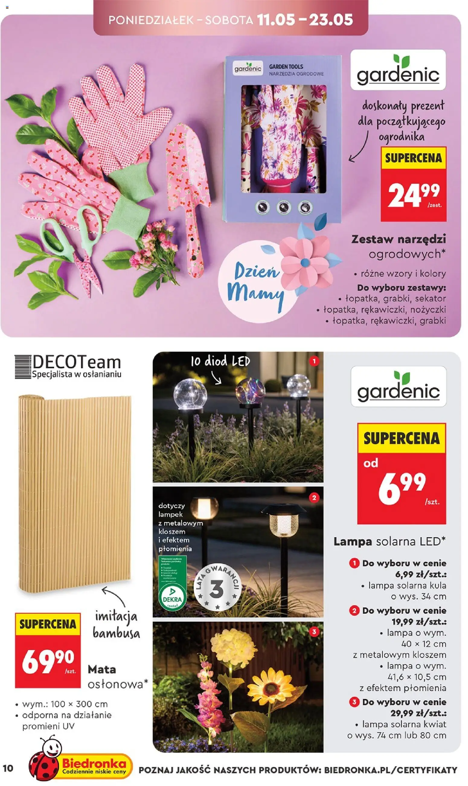 Biedronka Polsko leták - Hity i inspiracje od 09.05.2026 | Strana: 12 | Produkty: Lampa, LED
