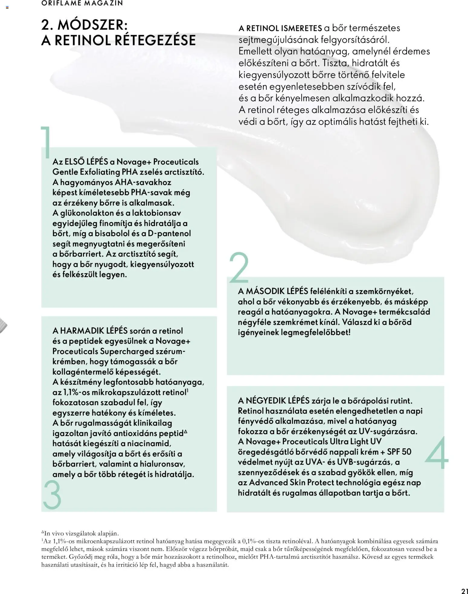 Oriflame akciós ujság - amely érvényes a következő dátumtól: 2026.09.30. | Oldal: 21 | Termékek: Lé, Magazin, Bor, Szérum