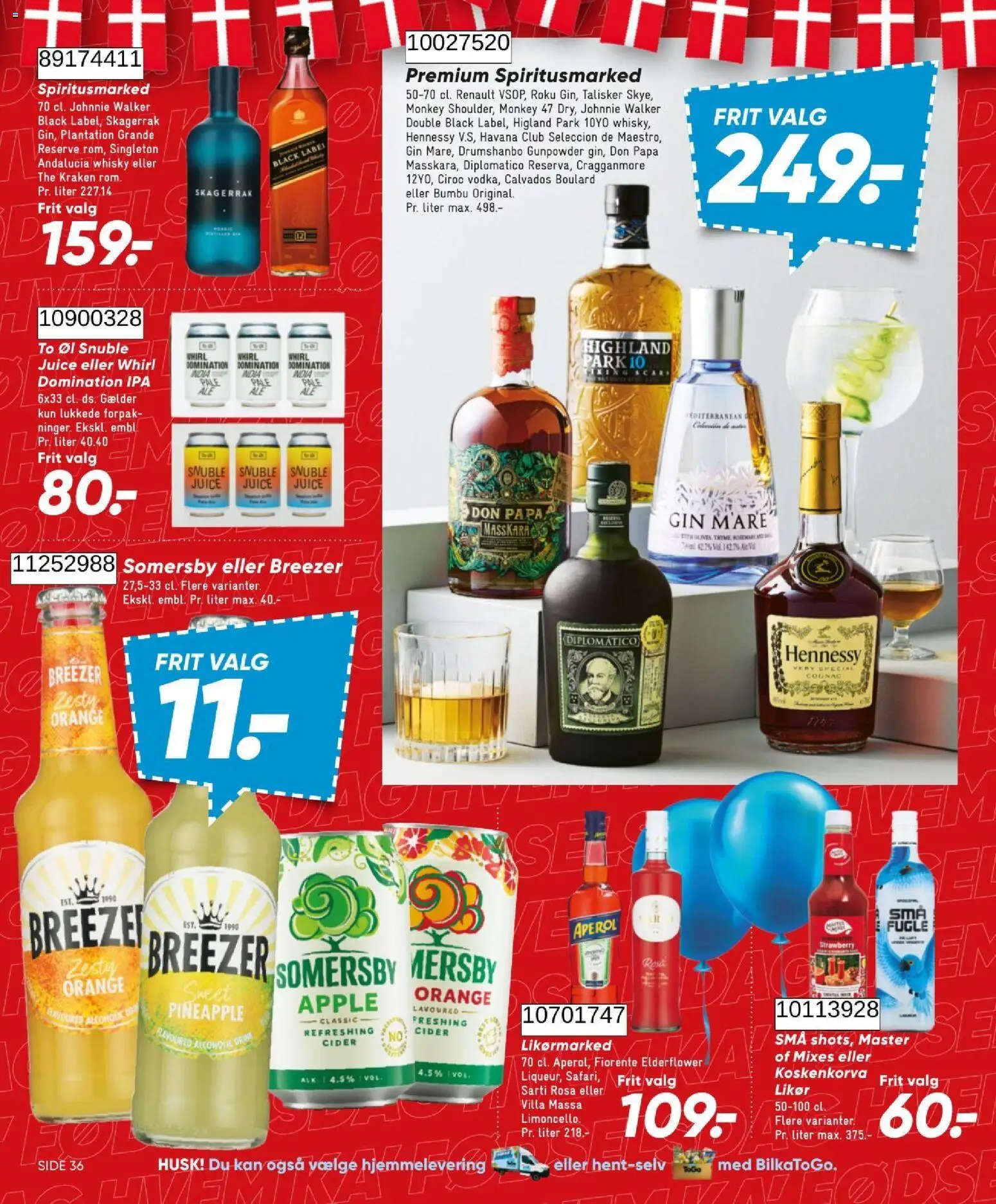 Bilka tilbudsavis – gyldig fra 31/07/2026 | Side: 44 | Produkter: Juice, Øl, Gin, Cider