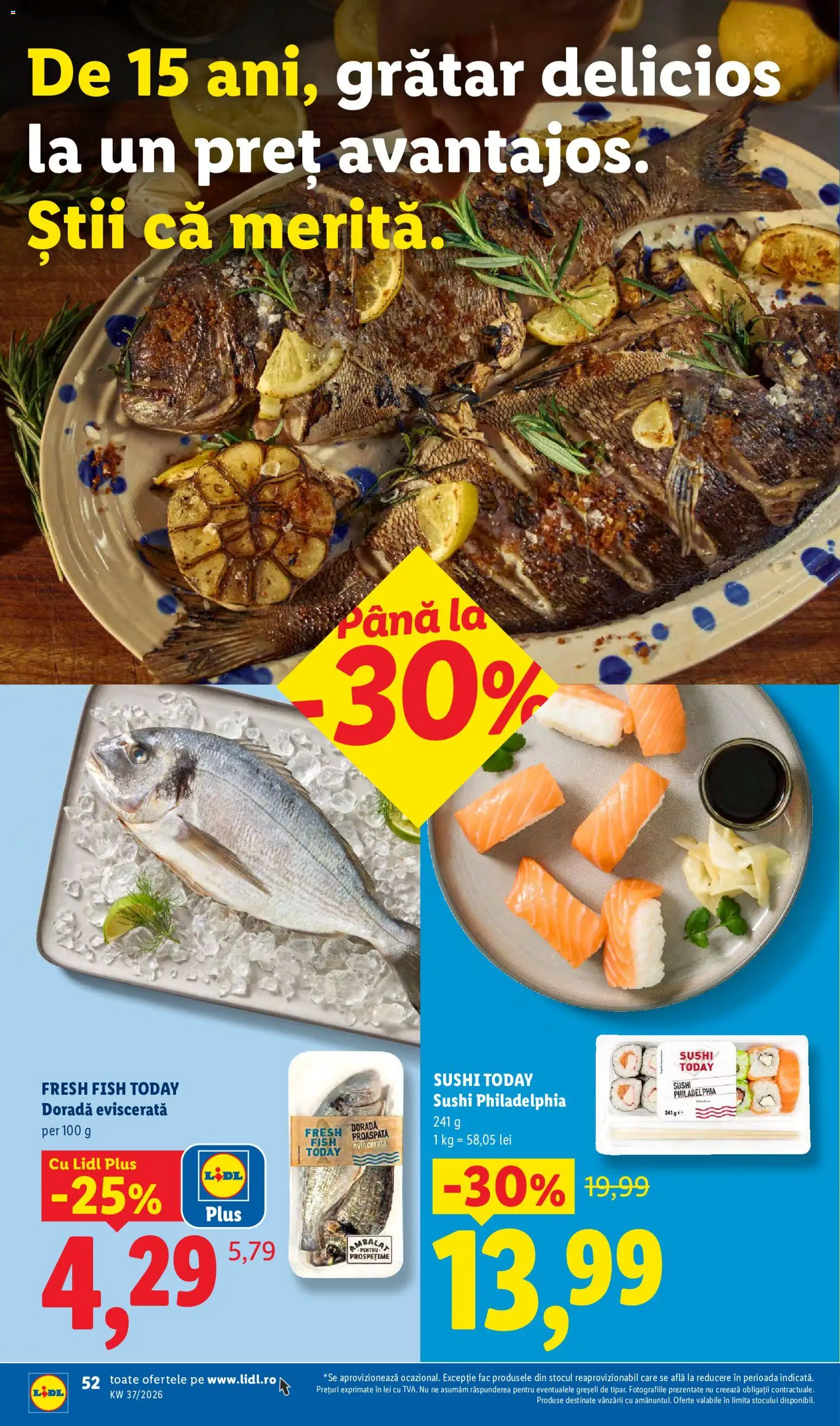 Noul catalog Lidl – valabil de la 07.09.2026 | Pagină: 52