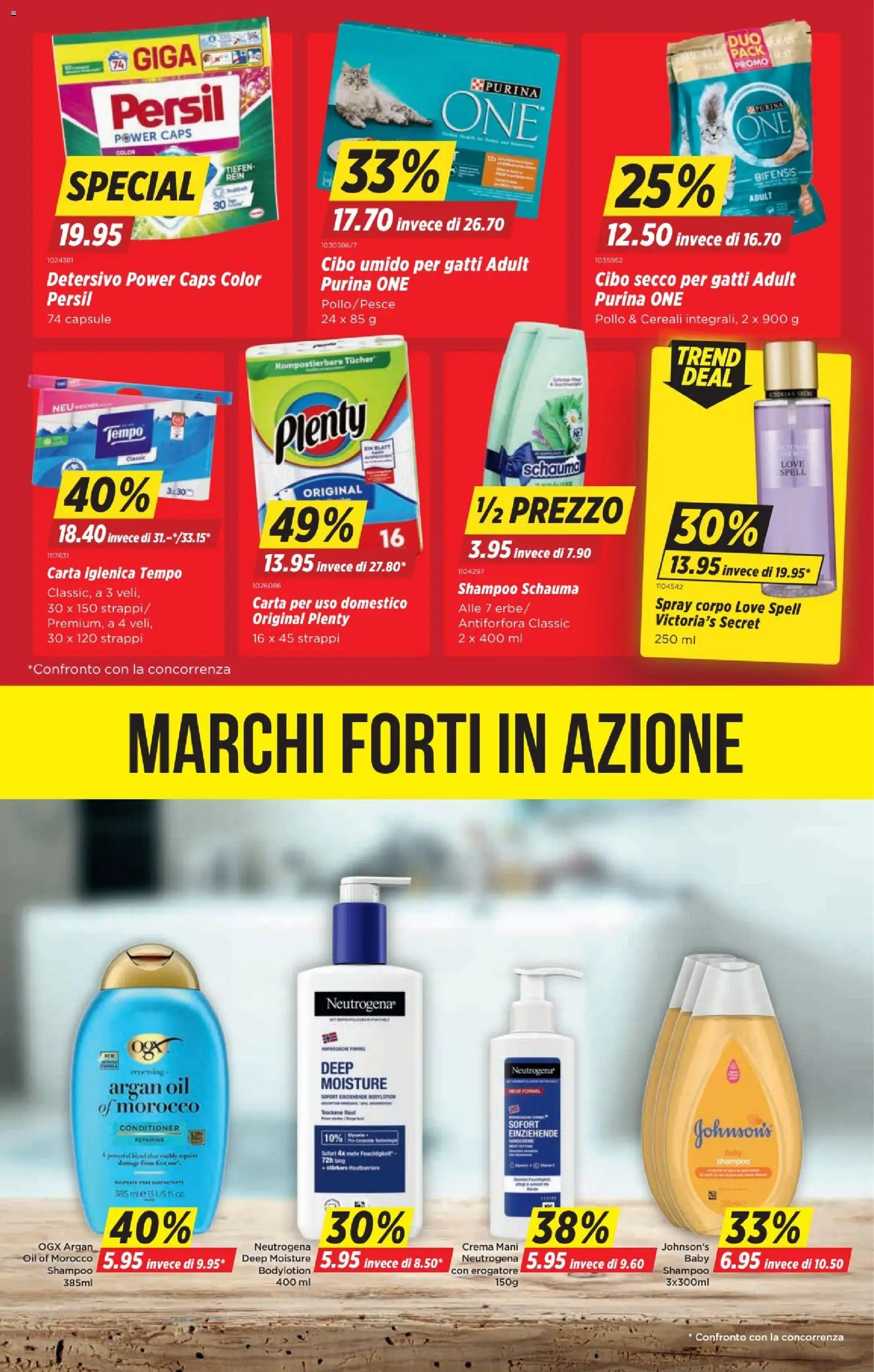 Denner aktionen IT – gültig ab 03.09.2026 | Seite: 17 | Produkte: Shampoo, Conditioner, Body Lotion