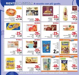 Anteprima del volantino PUZZLE CRACKERS MELLIN, - piselli e basilico, - pomodoro e basilico, 105 g valido a partire dal 26/08/2026 | Pagina: 28