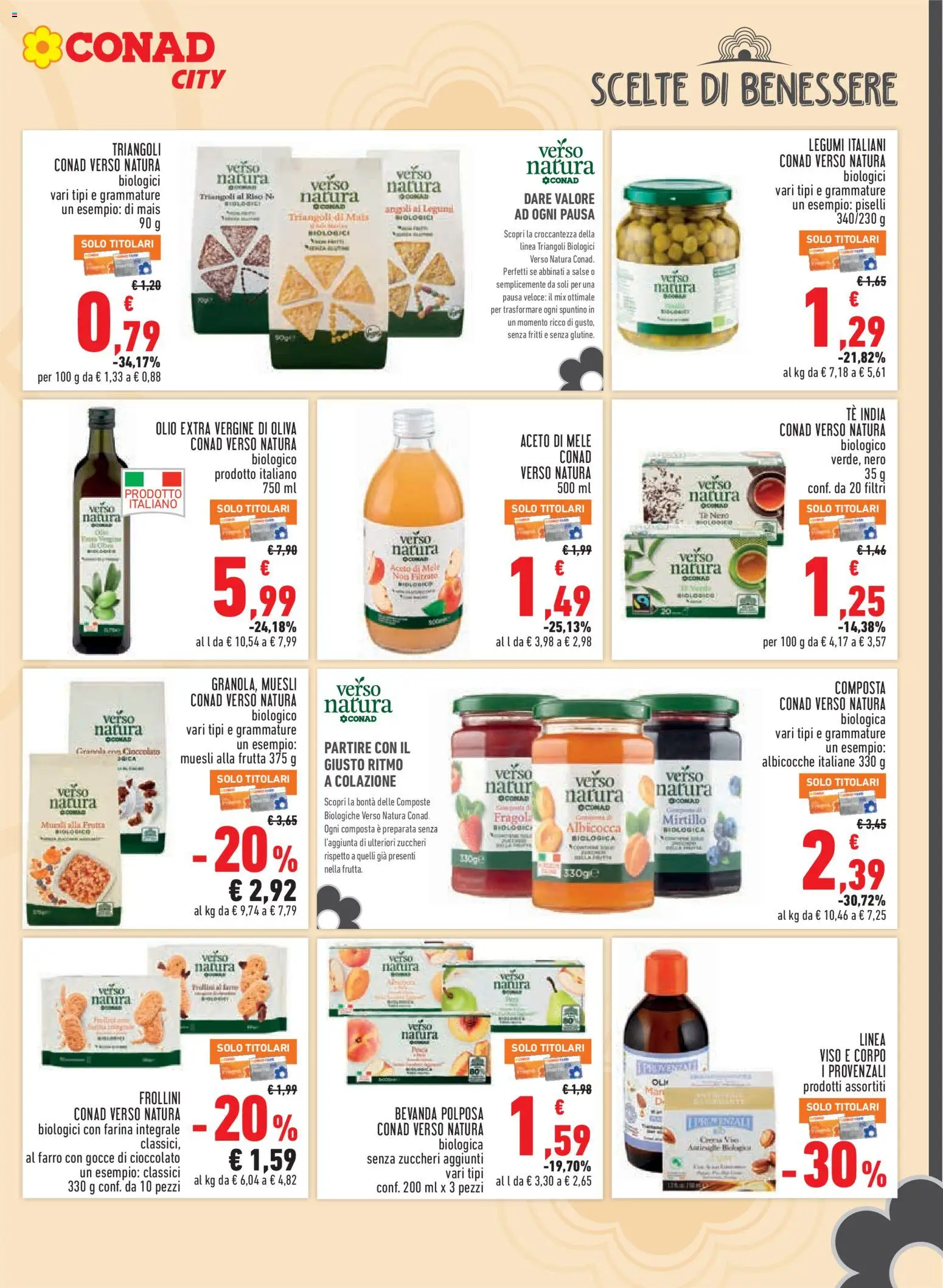 Volantino Conad del 22/10/2026 | Pagina: 11 | Prodotti: Muesli, Cioccolato, Mele, Salse
