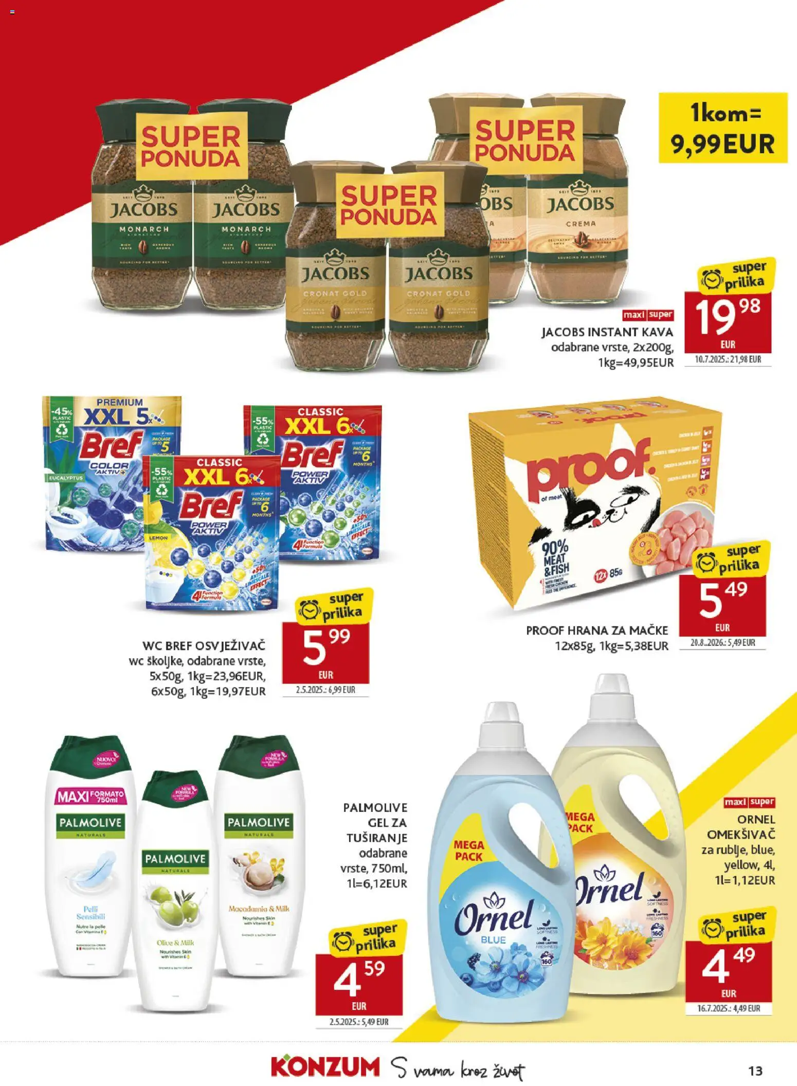 Konzum katalog | vrijedi od 09.09.2026 | Stranica: 13