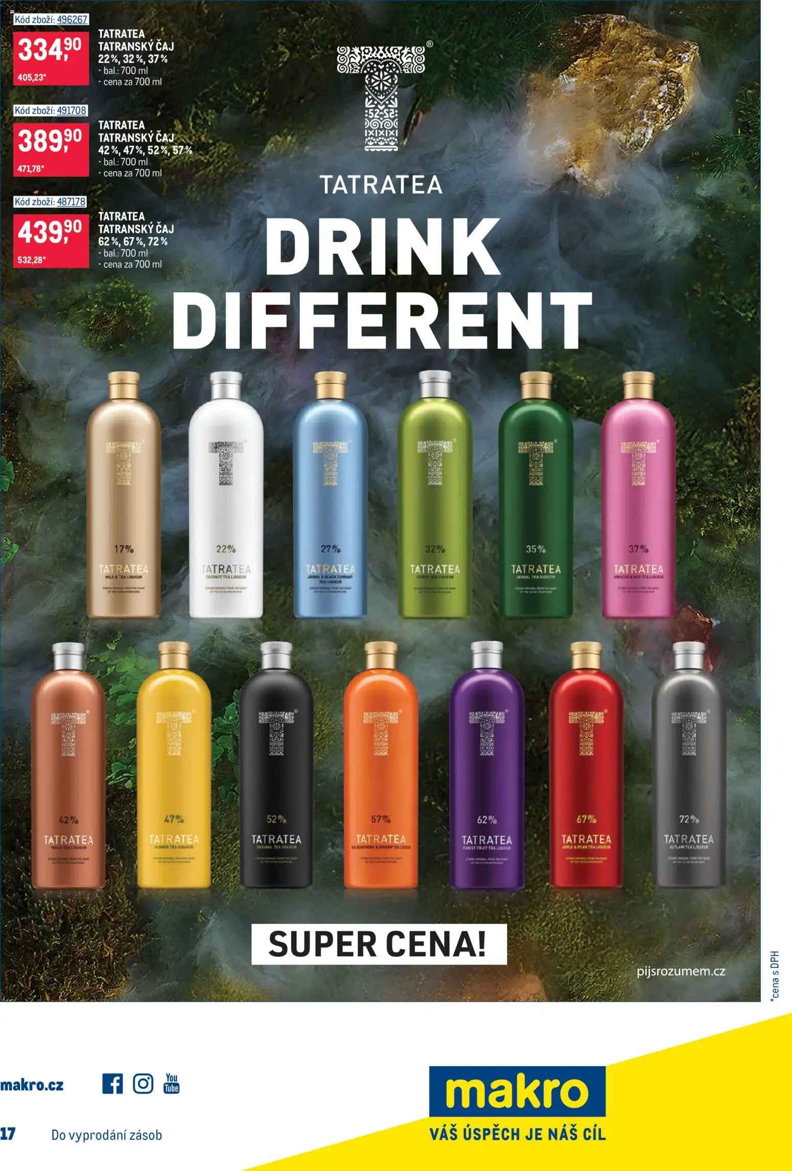 Makro leták - Gastronomie od 29.07.2026 | Strana: 26 | Produkty: Čaj, Tatranský čaj, Apple, Tatratea