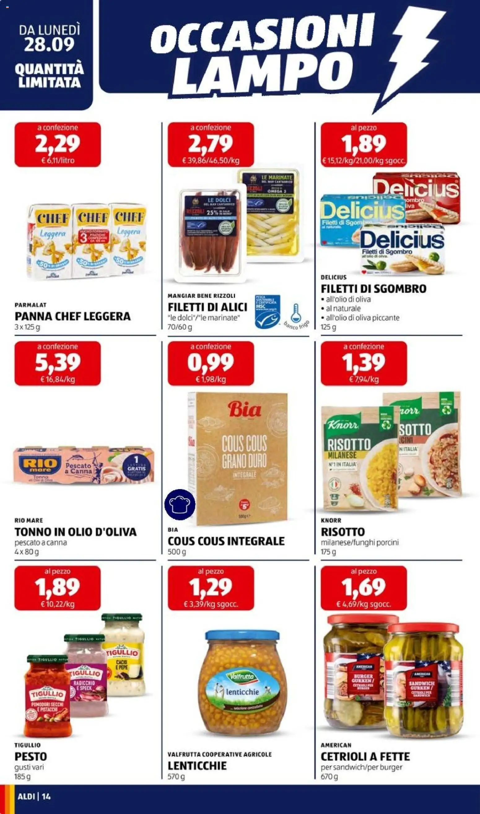 Volantino Aldi del 28/09/2026 | Pagina: 16