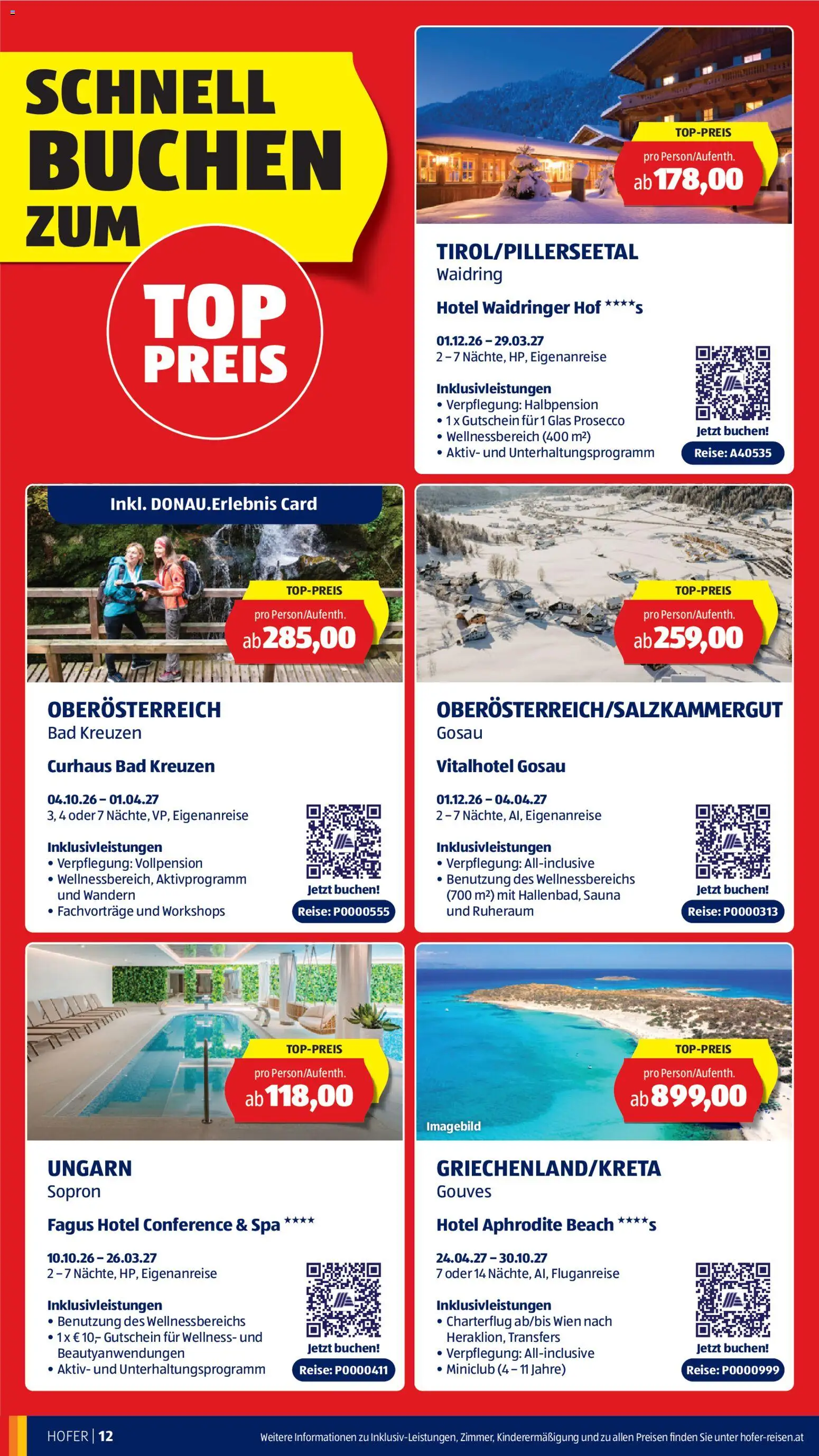 Hofer katalog 2026 gültig ab 30.09.2026 | Seite: 12