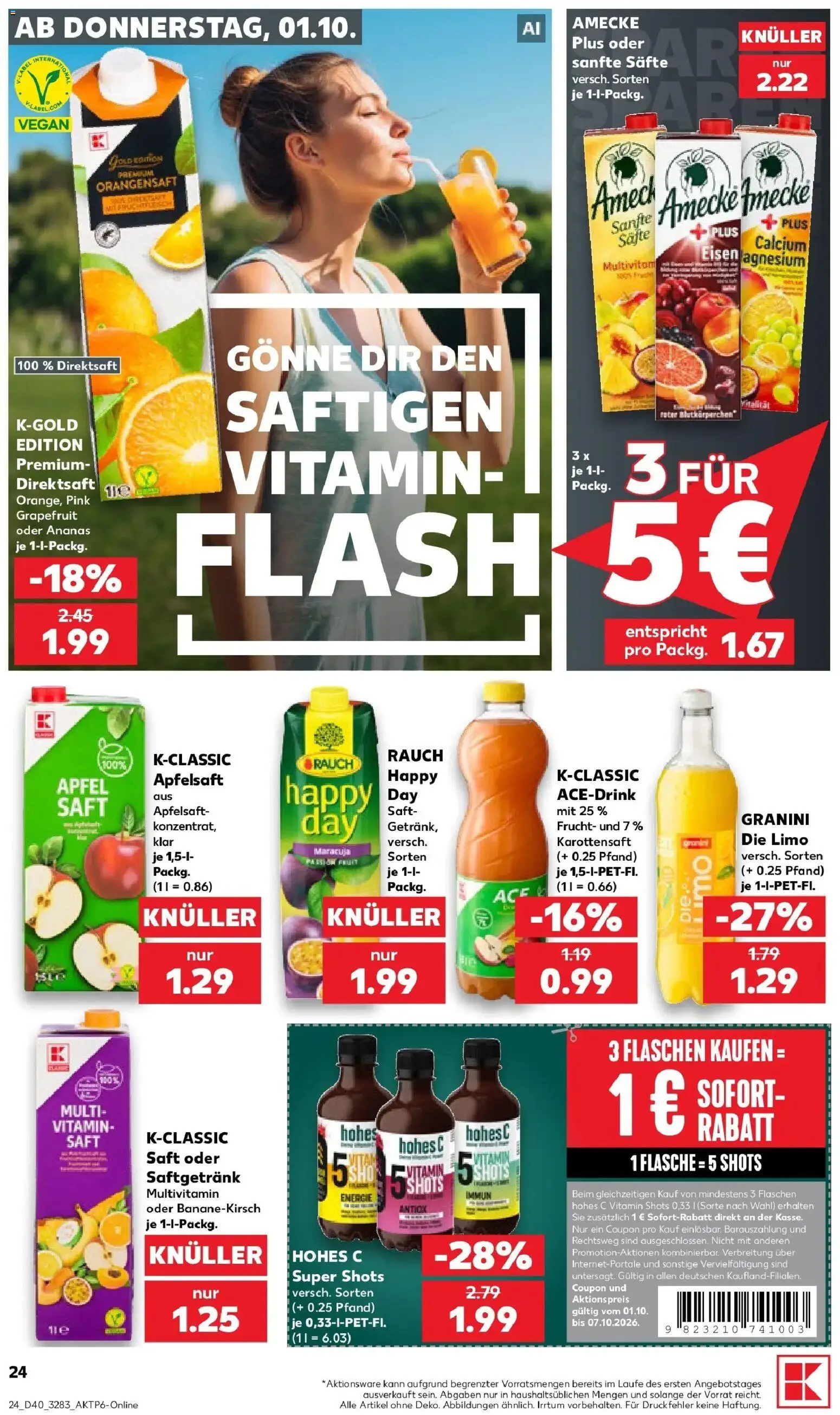 Prospekt Kaufland ab 28.09.2026 » Angebote Online zum Blättern | Seite: 34 | Produkte: Äpfel, Ananas, Grapefruit, Hohes c
