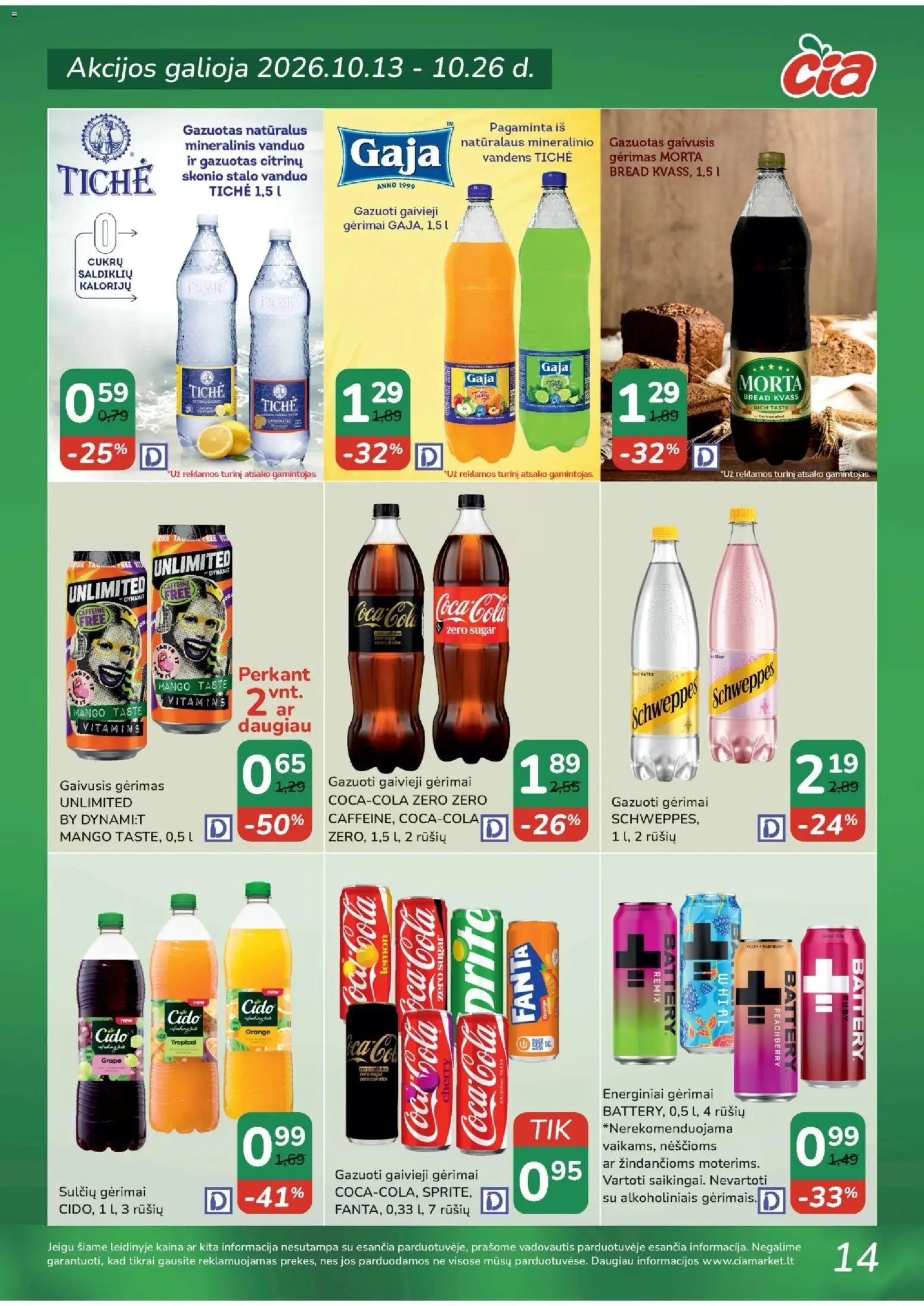 ČIA MARKET akcijos nuo 2026.10.13 | Puslapis: 14