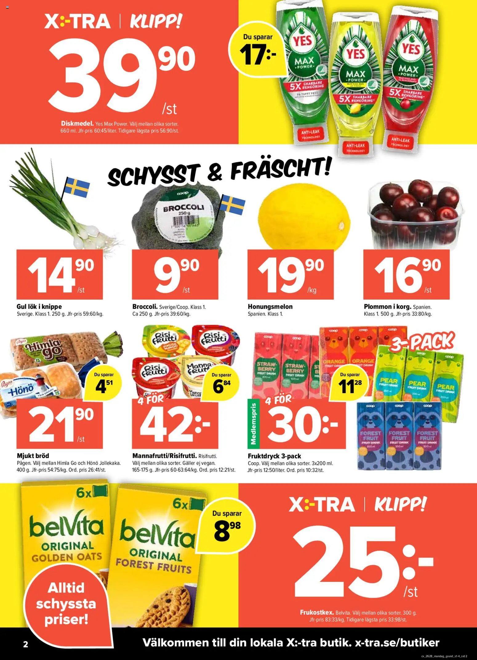 Coop X:-TRA reklamblad aktuell från 06/07/2026 | Sida: 2