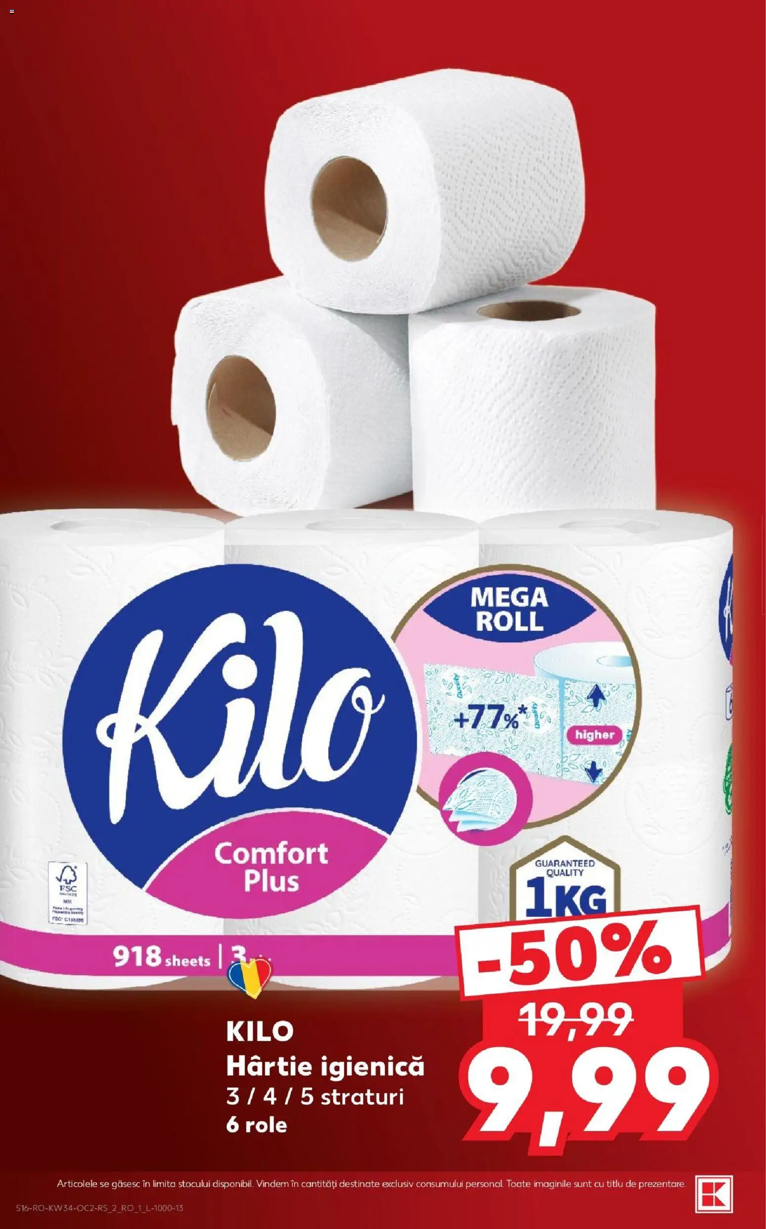 Noul catalog Kaufland – valabil de la 19.08.2026 | Pagină: 16 | Produse: Role, Plus