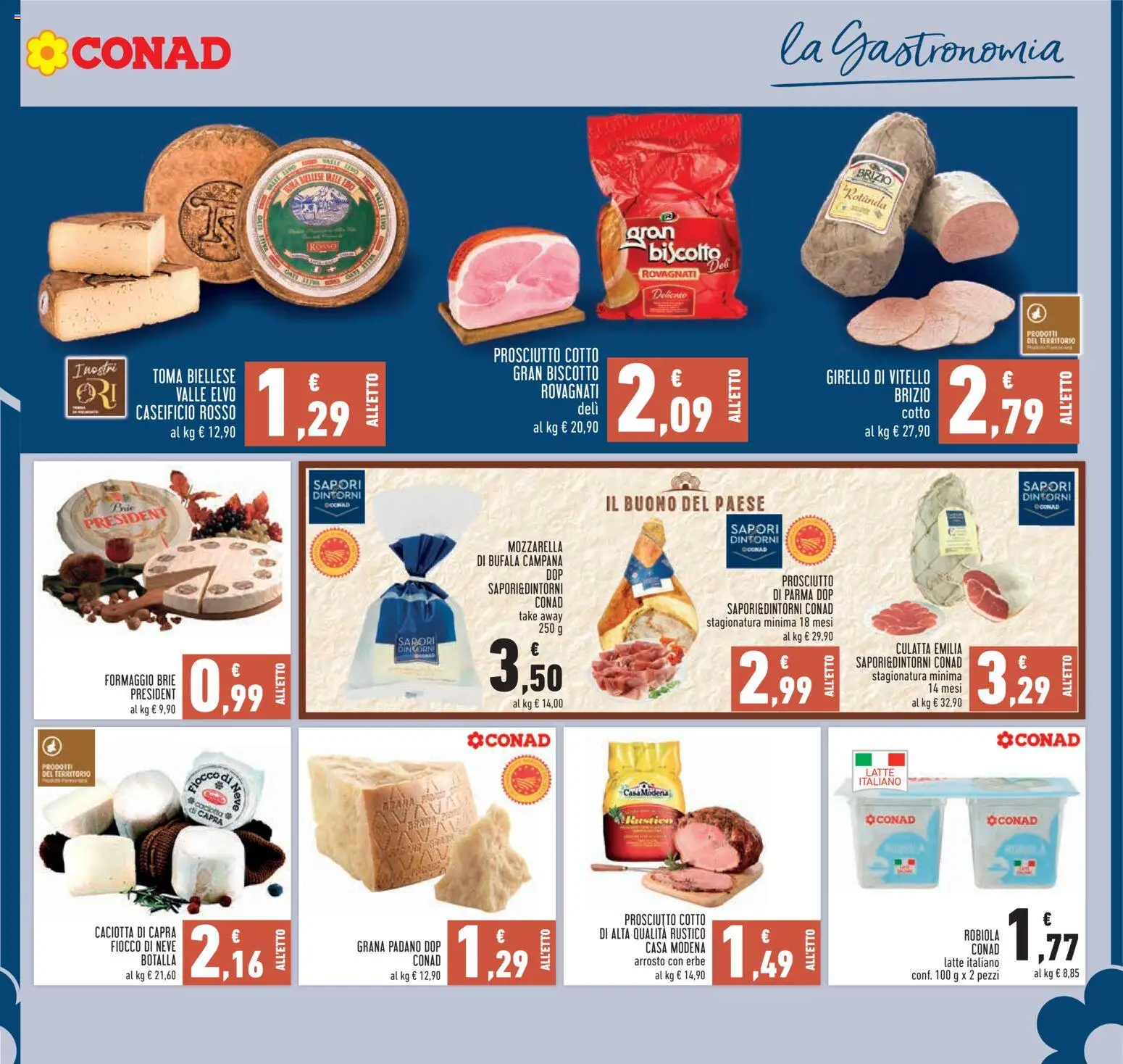 Volantino Conad del 22/10/2026 | Pagina: 7 | Prodotti: Erbe, Prosciutto, Vitello, Robiola