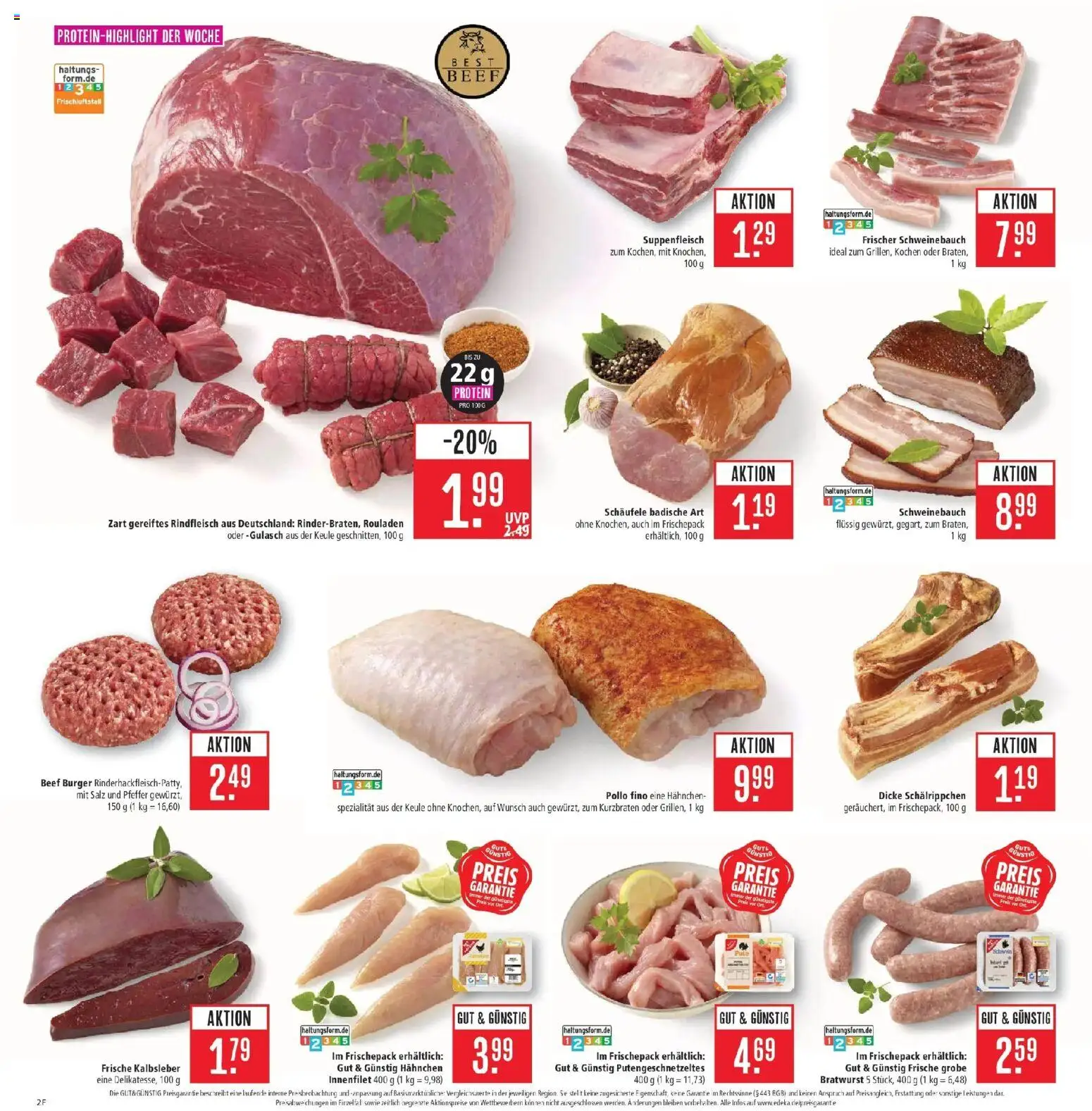 Marktkauf Prospekt Friedrichshafen (ab 28.09.2026) » Angebote online | Seite: 2 | Produkte: Schweinebauch, Kalbsleber, Salz, Rindfleisch
