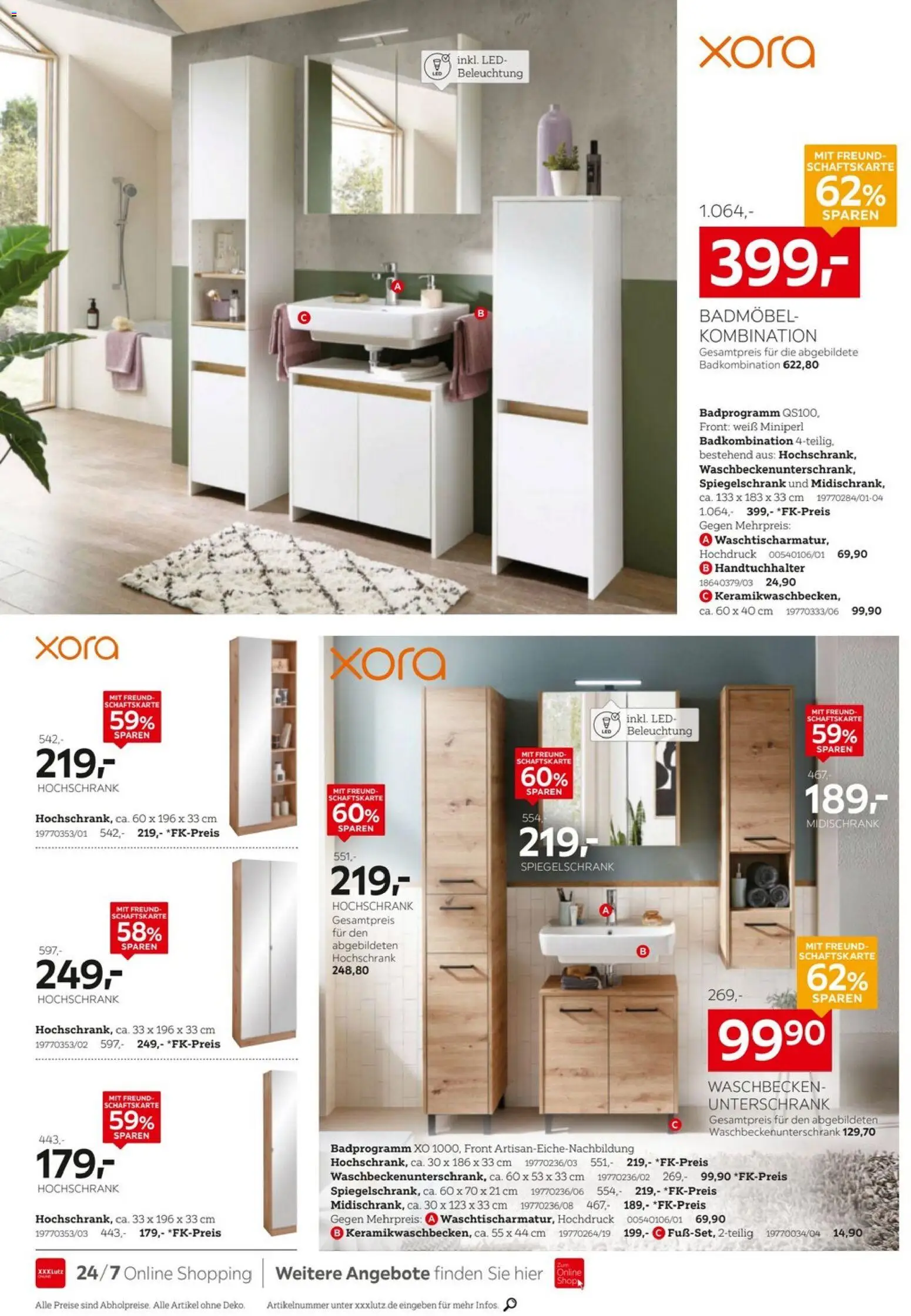 XXXLutz Badezimmer-Testerinnen und -Tester gesucht – gültig ab 25.07.2026 | Seite: 4 | Produkte: Waschbecken, Handtuchhalter, Spiegelschrank, Midischrank