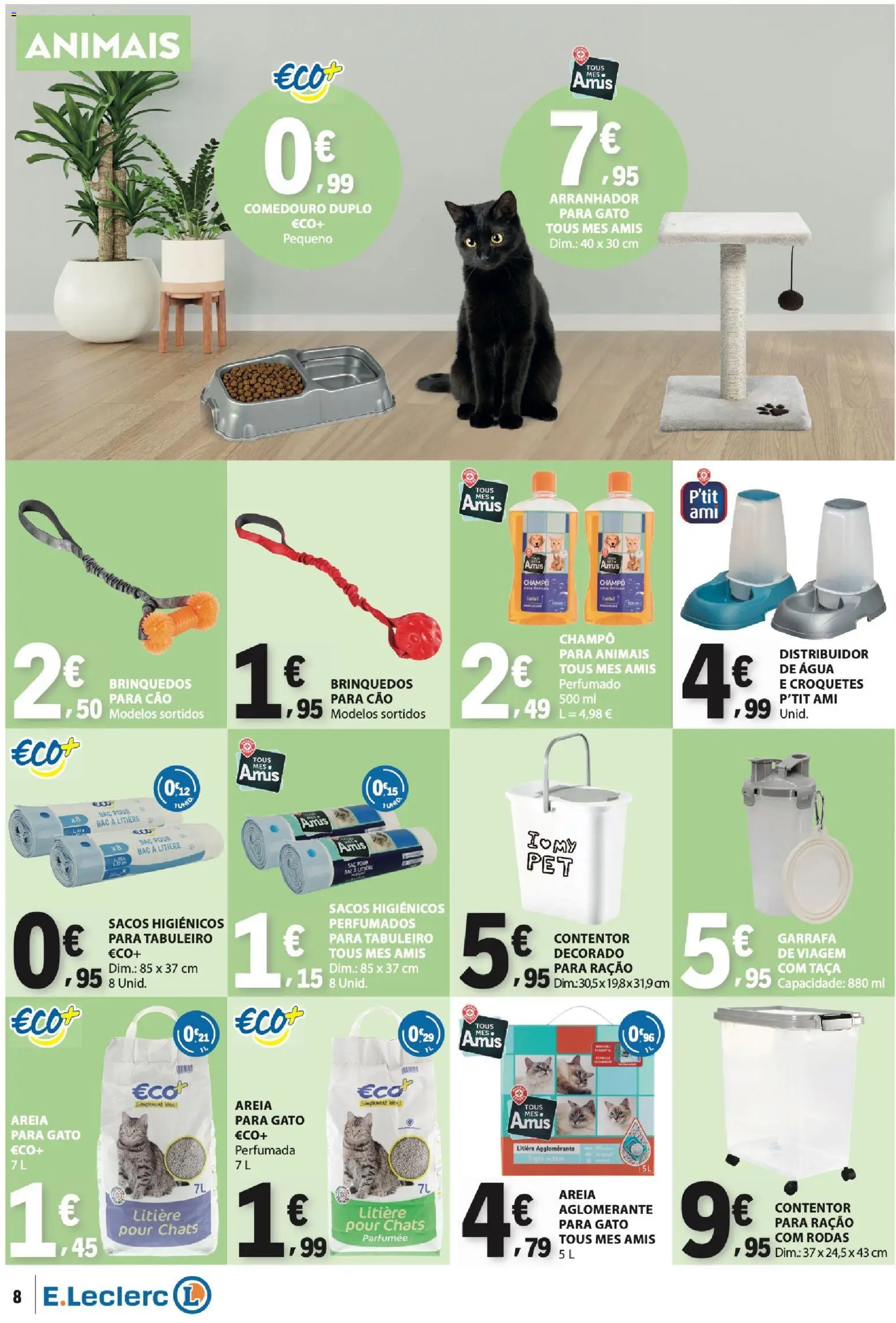 E.Leclerc folheto Não Alimentar │ válido de 16/07/2026 | Página: 8 | Produtos: Agua, Areia