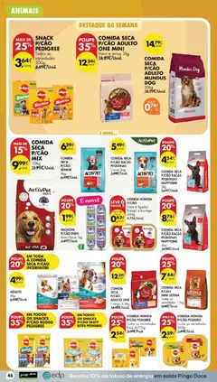 Pré-visualização Pingo Doce folheto válido de 14/07/2026 | Página: 52 | Produtos: Puff, Frango, Salsicha, Carne