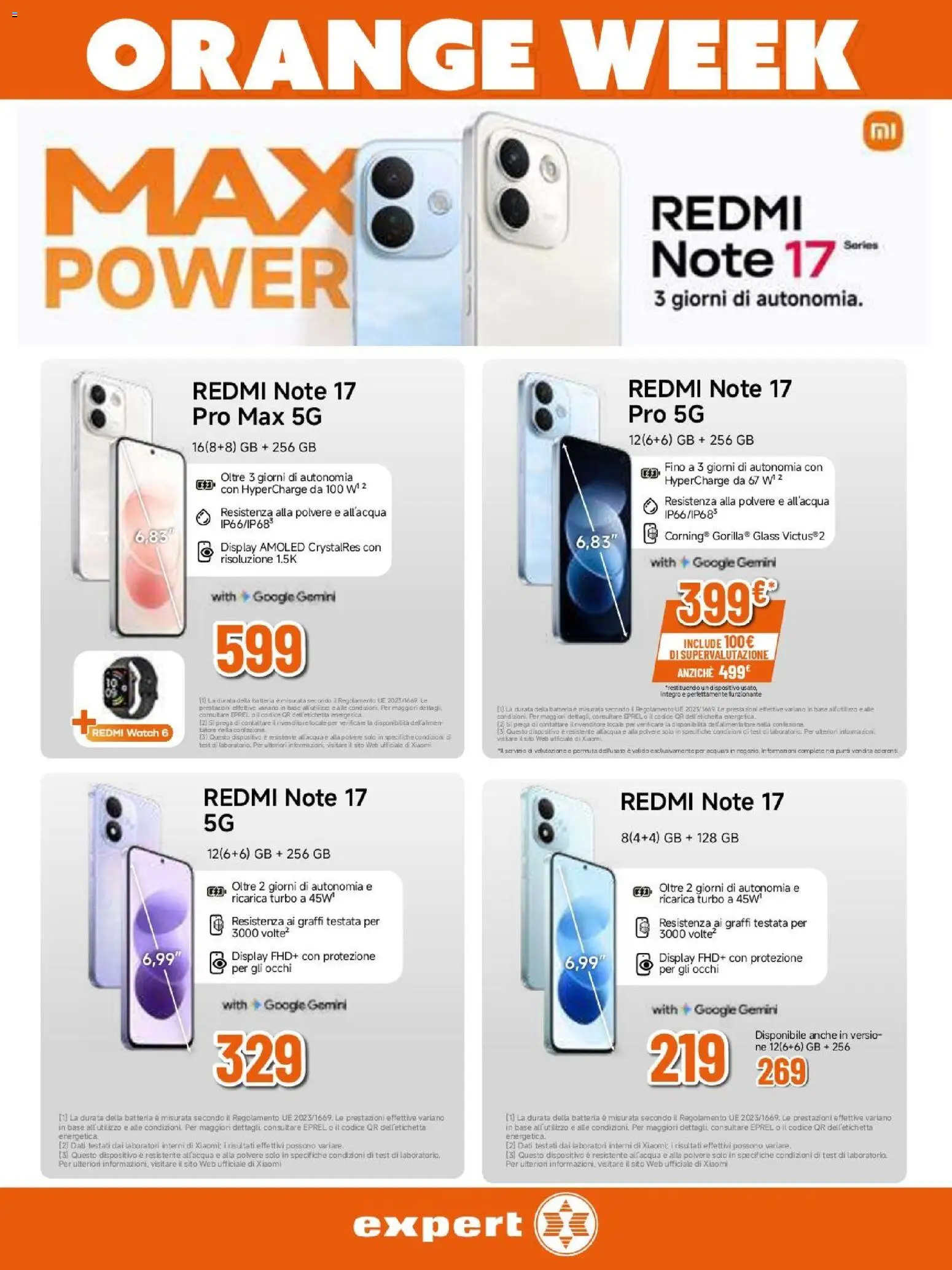 Volantino Expert del 17/09/2026 | Pagina: 4 | Prodotti: Xiaomi, Batteria