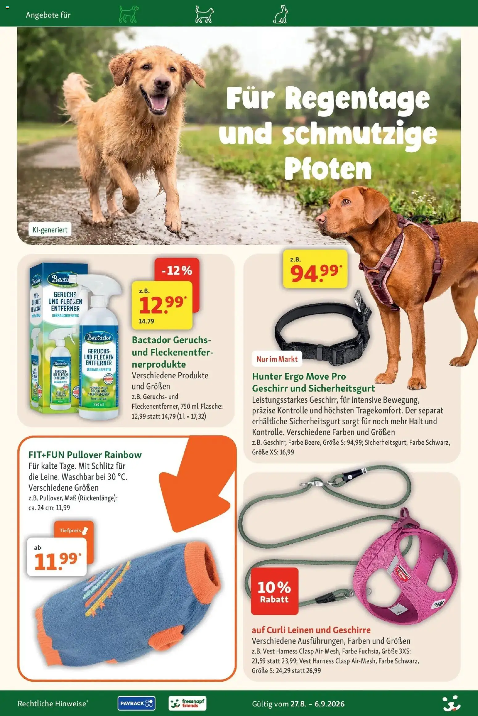 Fressnapf Aktueller Prospekt (ab 27.08.2026) zum Blättern | Seite: 16