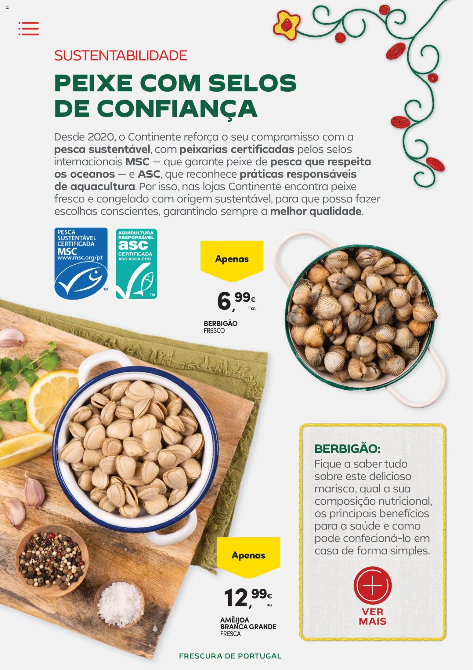 Continente - Frescura de Portugal Direto da origem │ válido de 05.05.2026 | Página: 12 | Produtos: Peixe