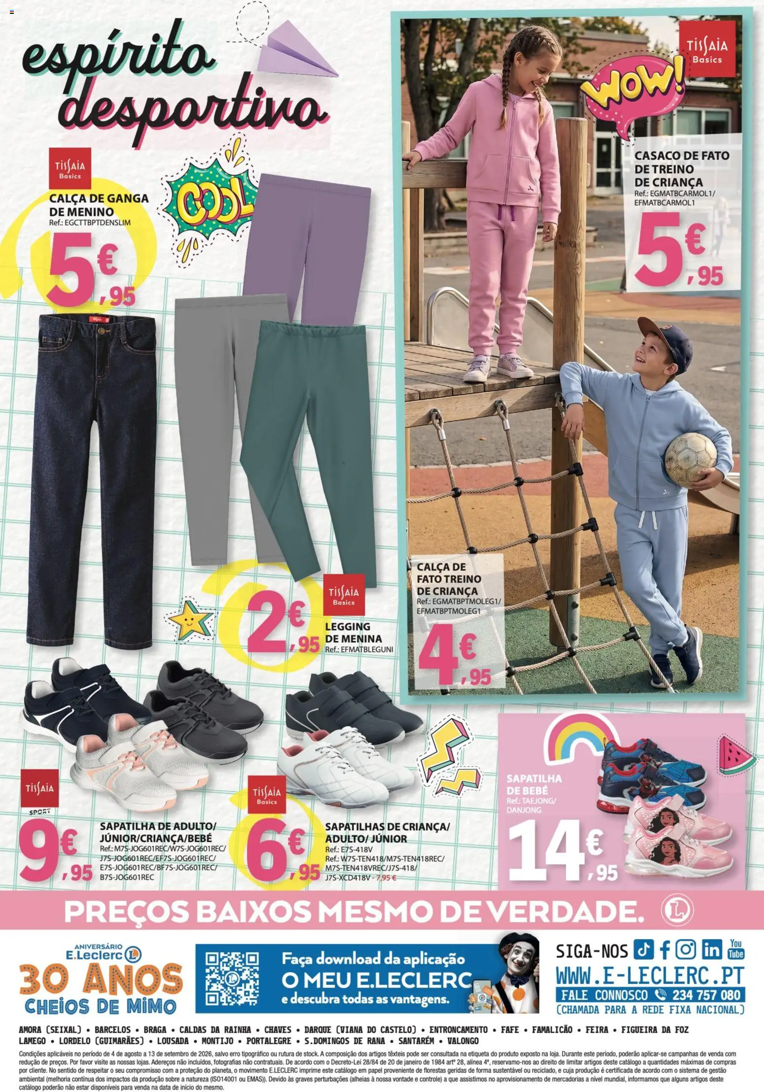 E.Leclerc - Folheto Regresso Às Aulas 1 │ válido de 04/08/2026 | Página: 24 | Produtos: Faca, Calça, Fato, Sapatilhas
