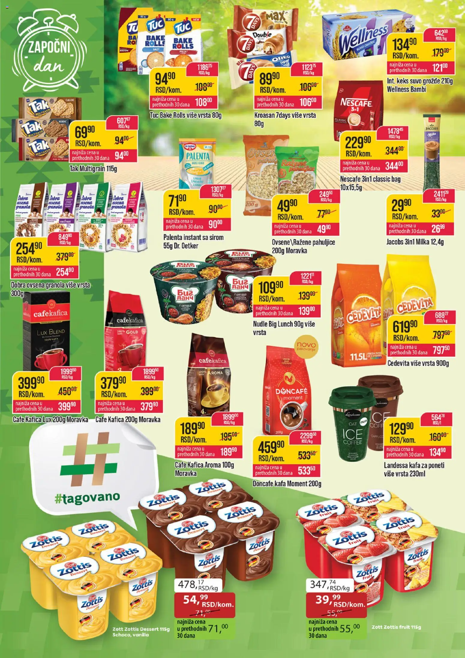 Zlatan Trag katalog - važi od 09.09.2026 | Strana: 4 | Proizvode: Pahuljice, Oreo, Granola, Tuc