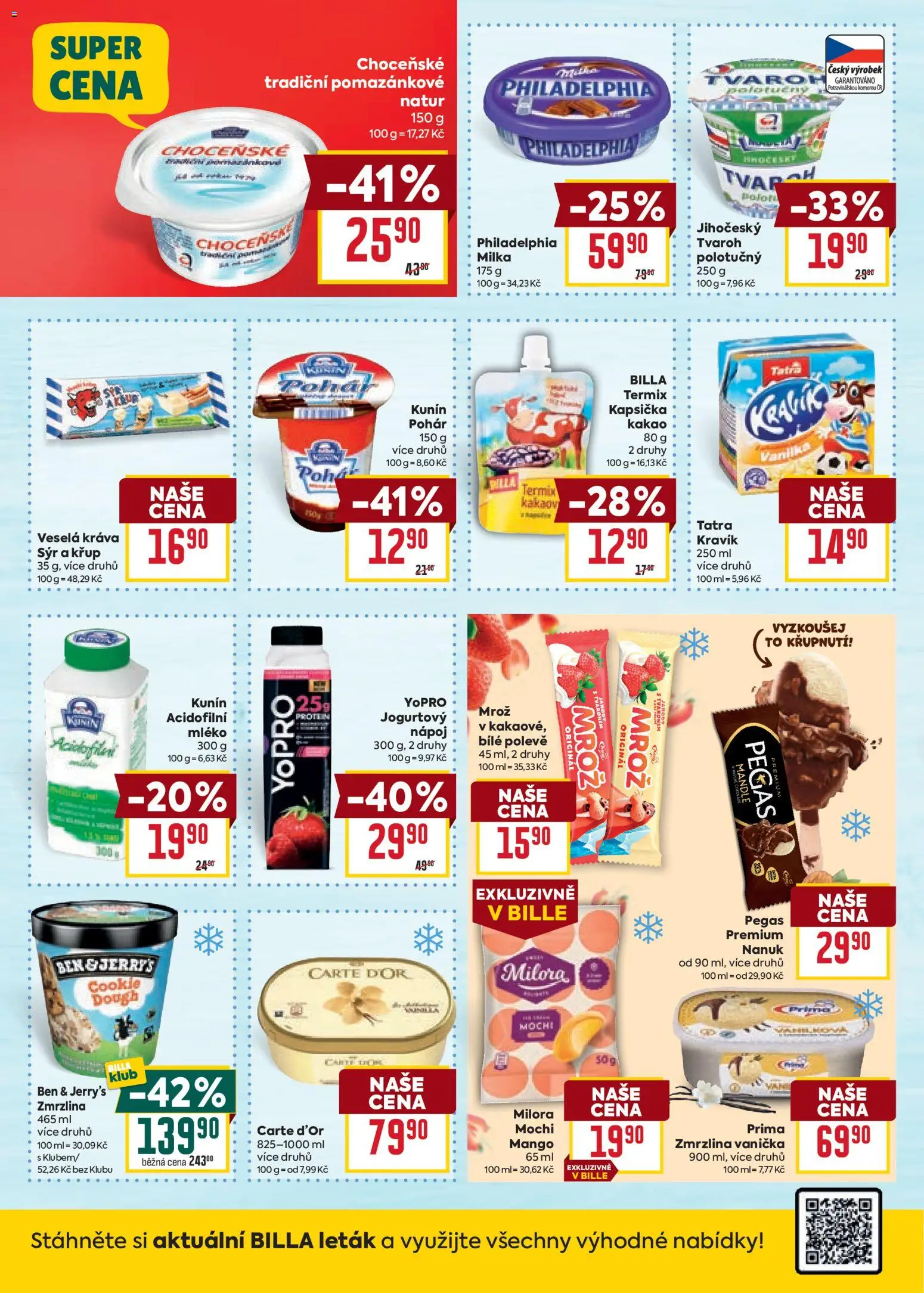 Billa Velký leták od 08.07.2026 | Strana: 20 | Produkty: Mango, Milka, Zmrzlina, Carte d'or
