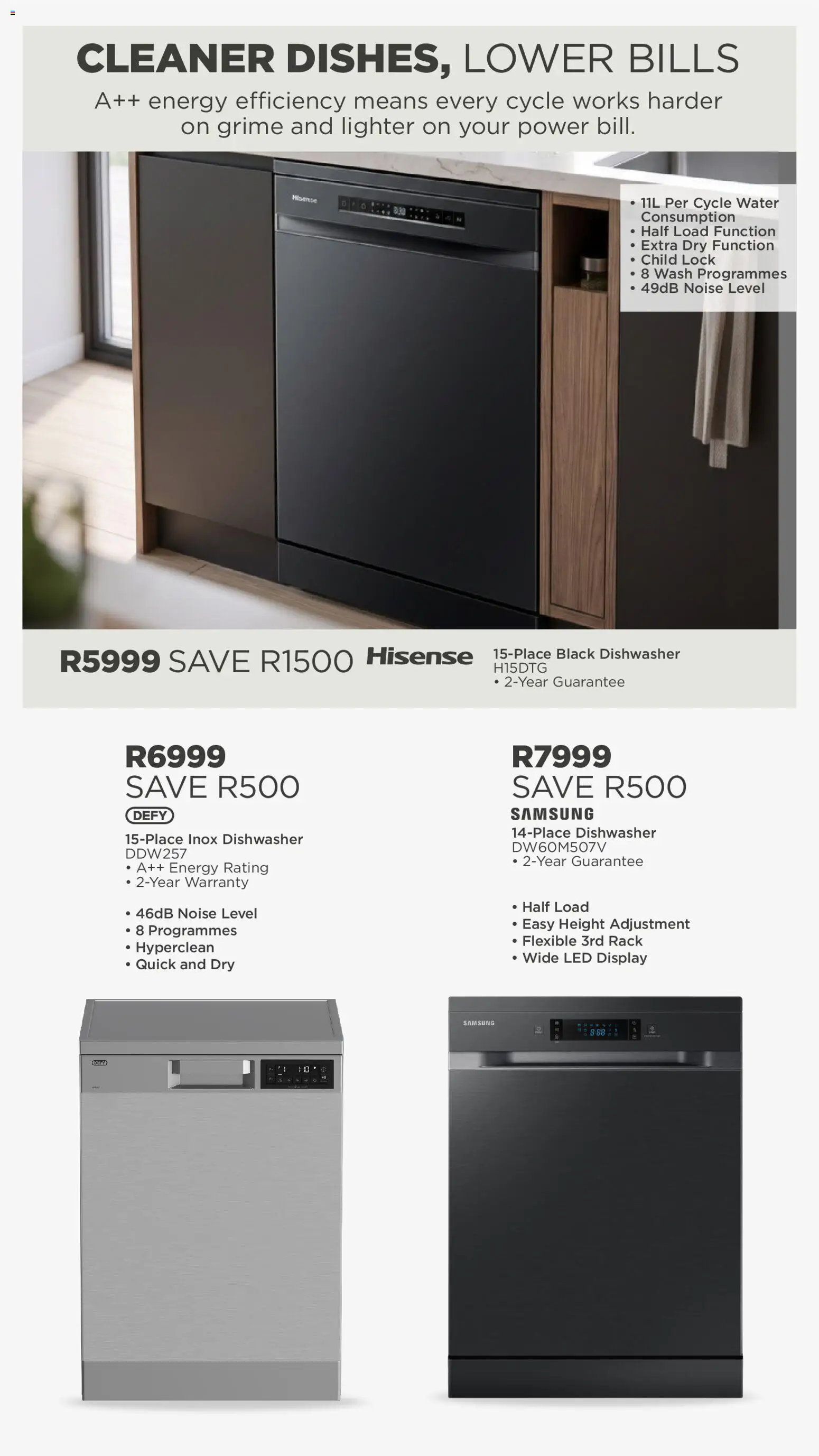 New House and Home catalogue – valid from 07/09/2026 | Page: 35 | Products: Dishwasher, Lock, Water
