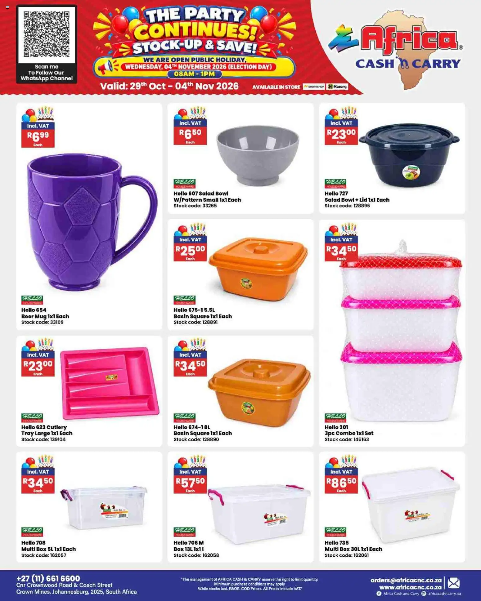 New Africa Cash & Carry catalogue – valid from 29/10/2026 | Page: 78