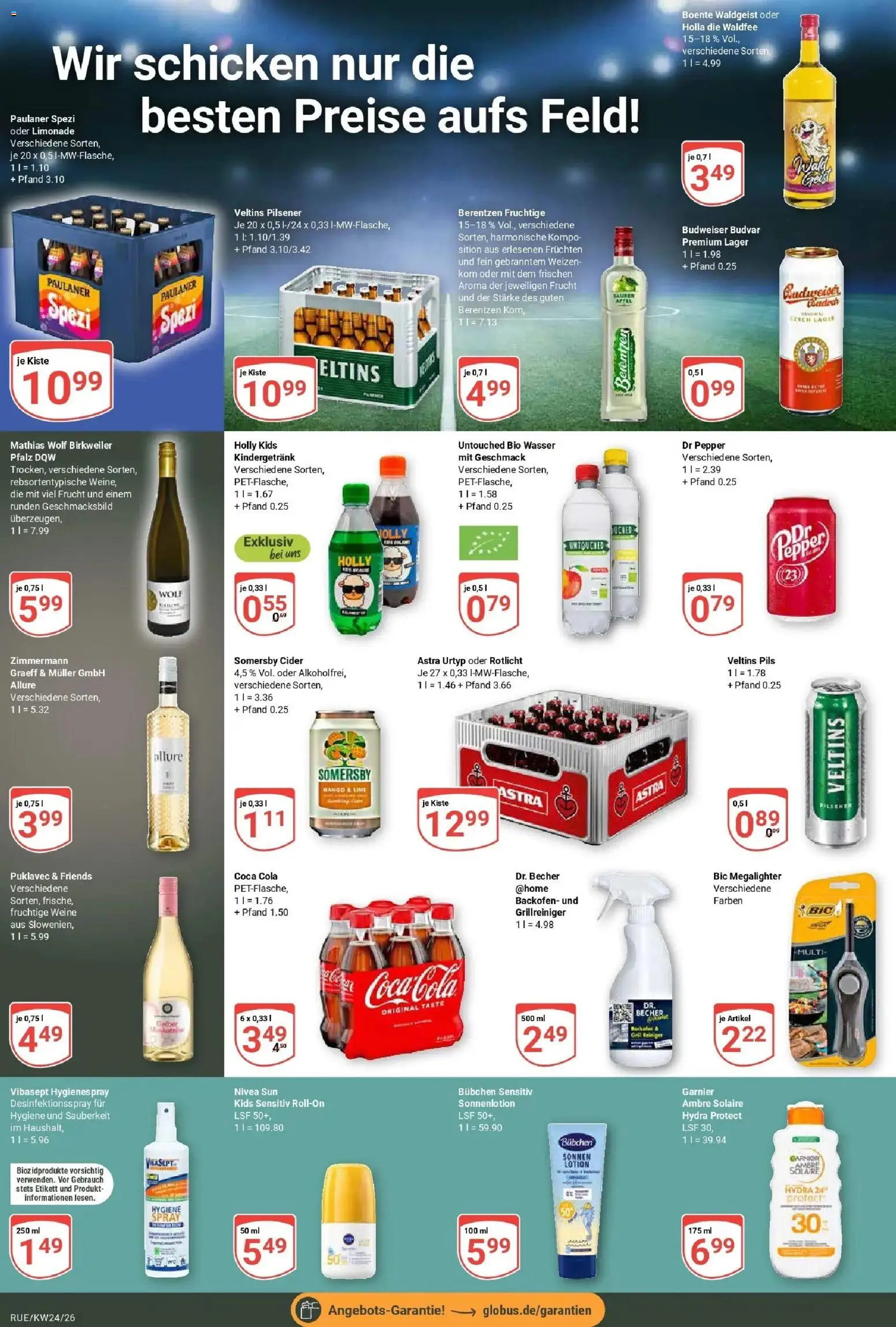Globus Prospekt Rüsselsheim – gültig ab 08.06.2026 | Seite: 8 | Produkte: Pils, Astra, Limonade, Mango