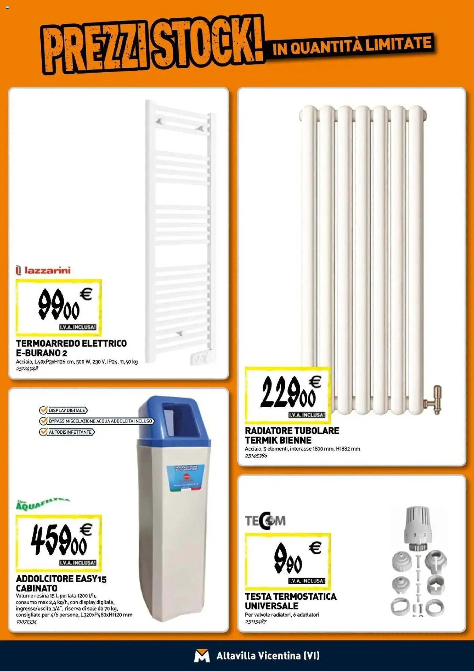 Nuovo TECNOMAT - Straordinari prezzi stock! dal 24/09/2026 > offerte anteprima 🛍️ | Pagina: 6 | Prodotti: Acqua, Sale