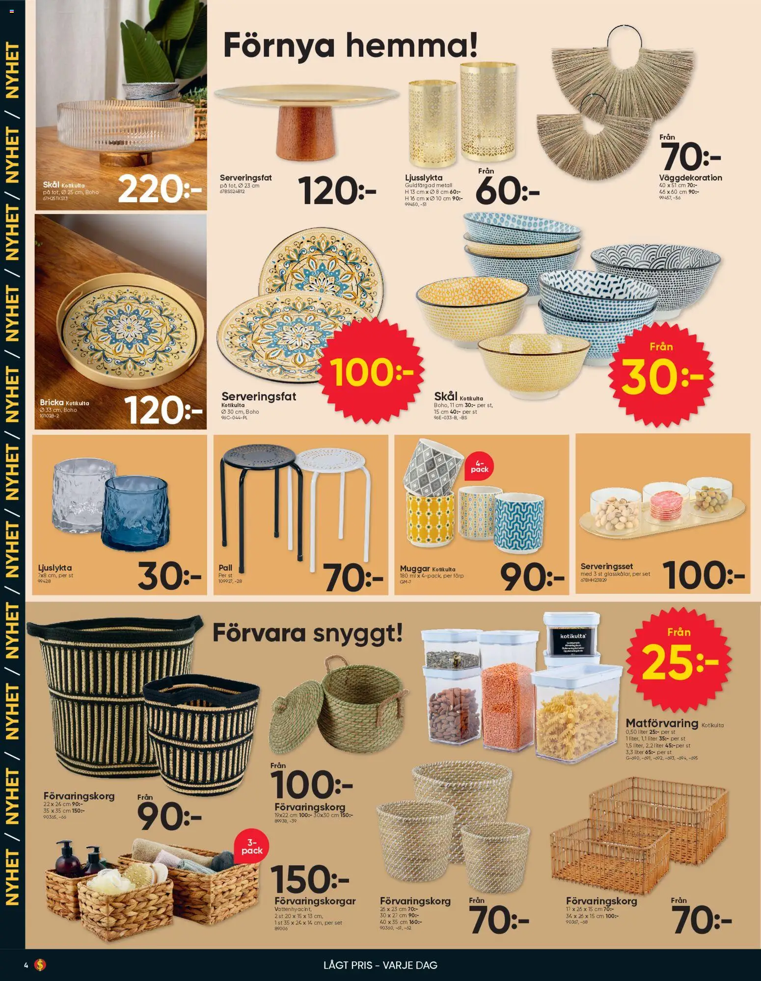 Dollar Store reklamblad aktuell från 02/03/2026 | Sida: 4 | Produkter: Pall, Set