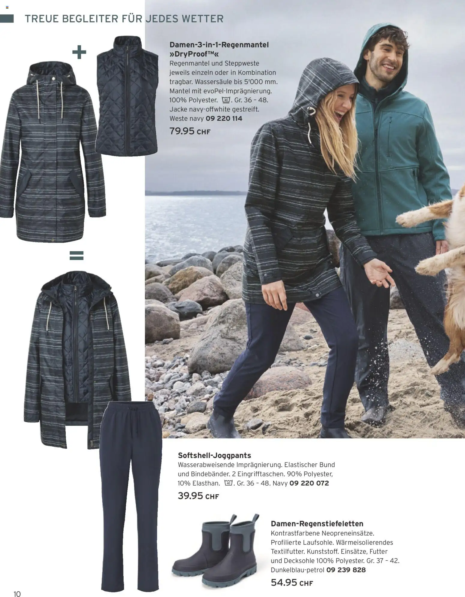 Tchibo aktionen – gültig ab 01.09.2026 | Seite: 10 | Produkte: Steppweste, Weste, Jacke, Mantel